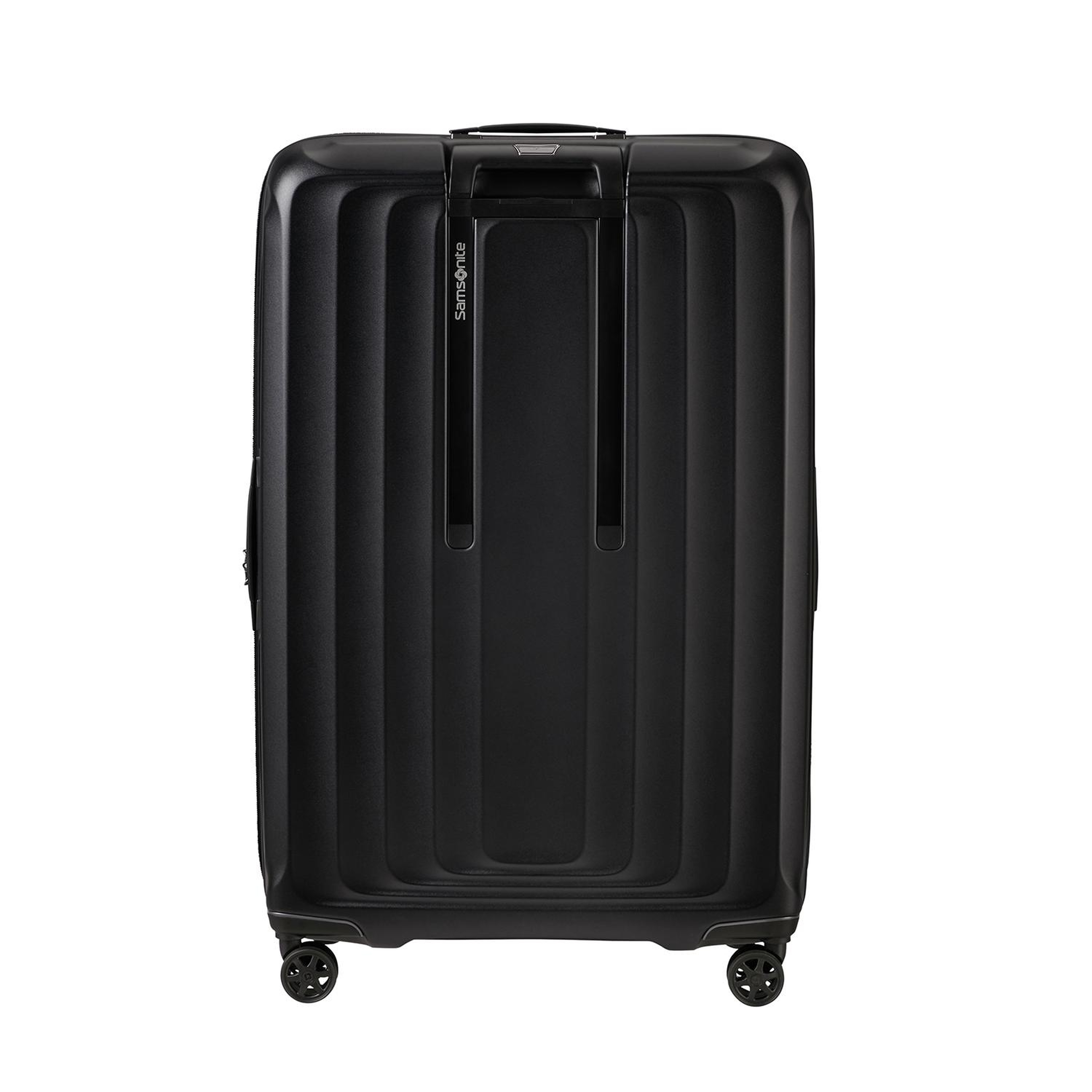 Samsonite Siyah Spinner Nuon Körüklü 4 Tekerlekli 81 cm Büyük Boy Valiz