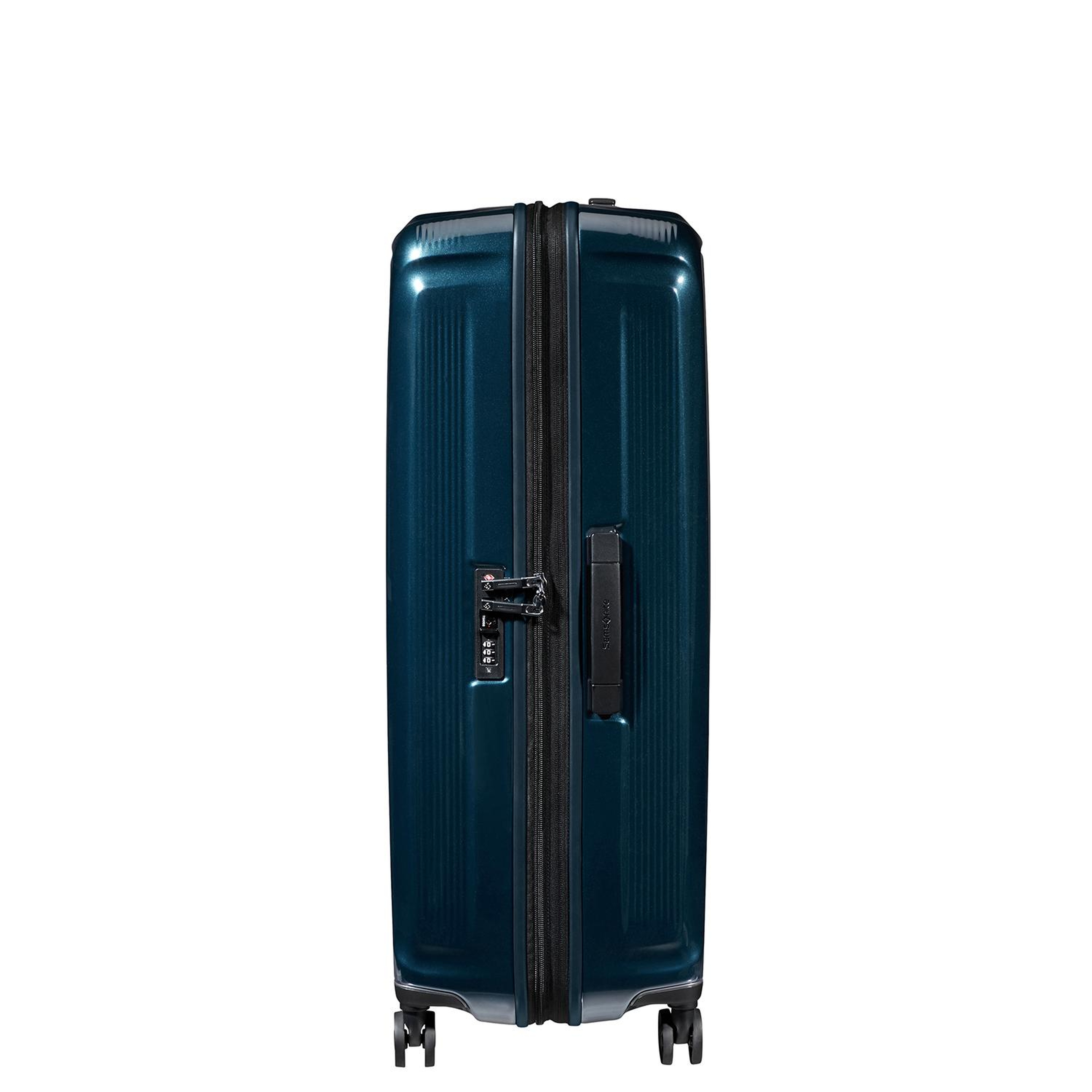 Samsonite Lacivert Spinner Nuon Körüklü 4 Tekerlekli 81 cm Büyük Boy Valiz