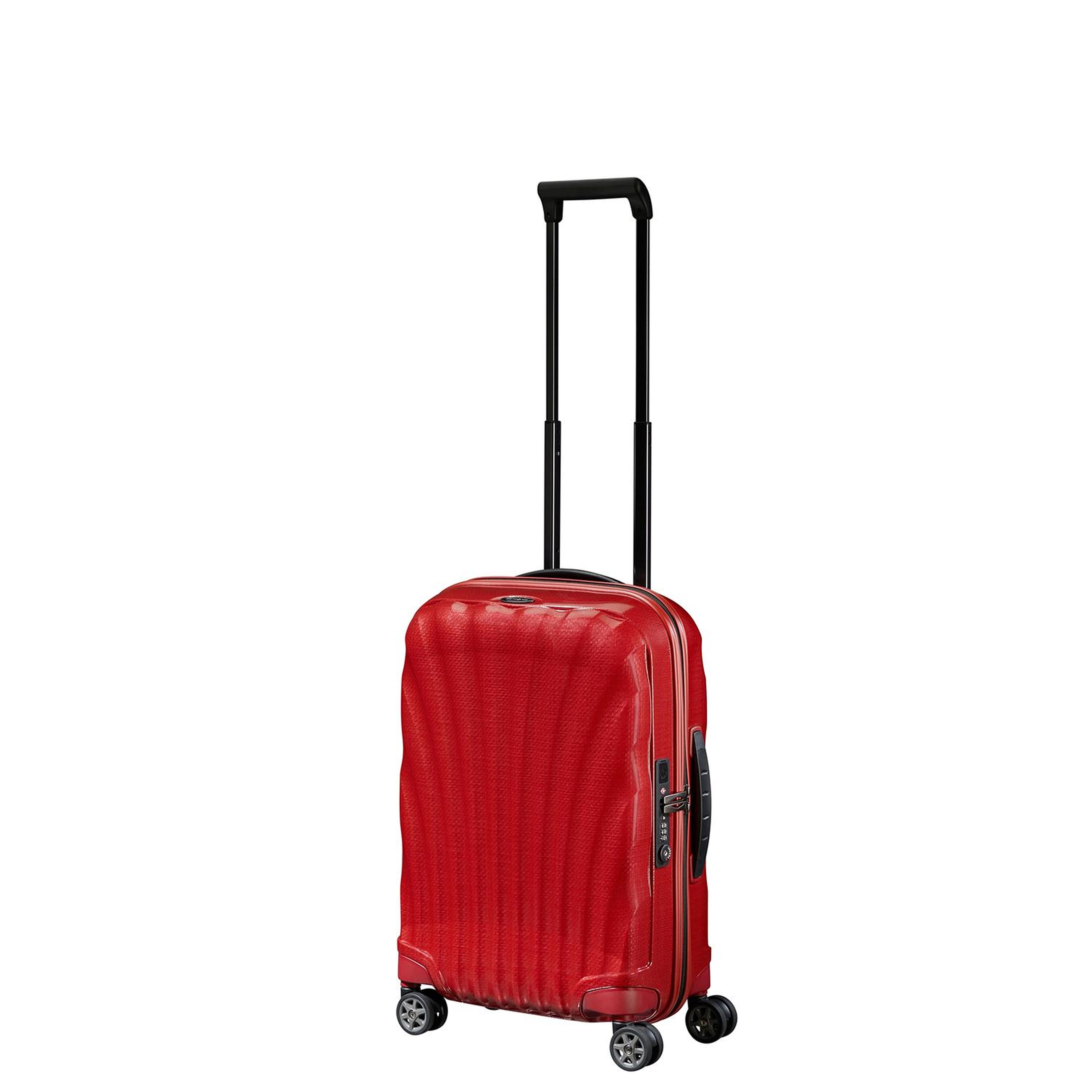Samsonite Kırmızı C-Lite - Spinner 4 Tekerlekli Körüklü Kabin Boy Valiz 55cm