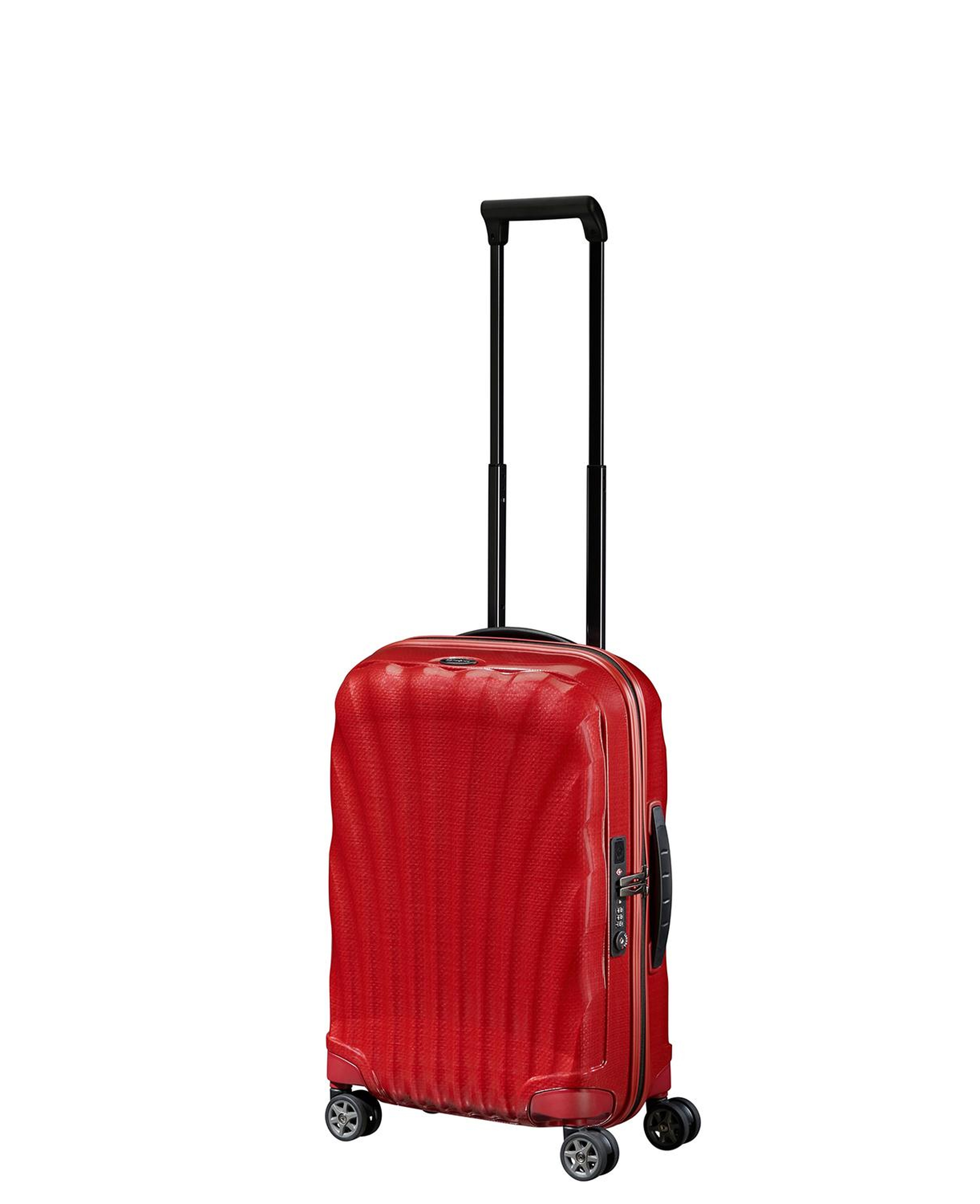 Samsonite Kırmızı C-Lite - Spinner 4 Tekerlekli Körüklü Kabin Boy Valiz 55cm