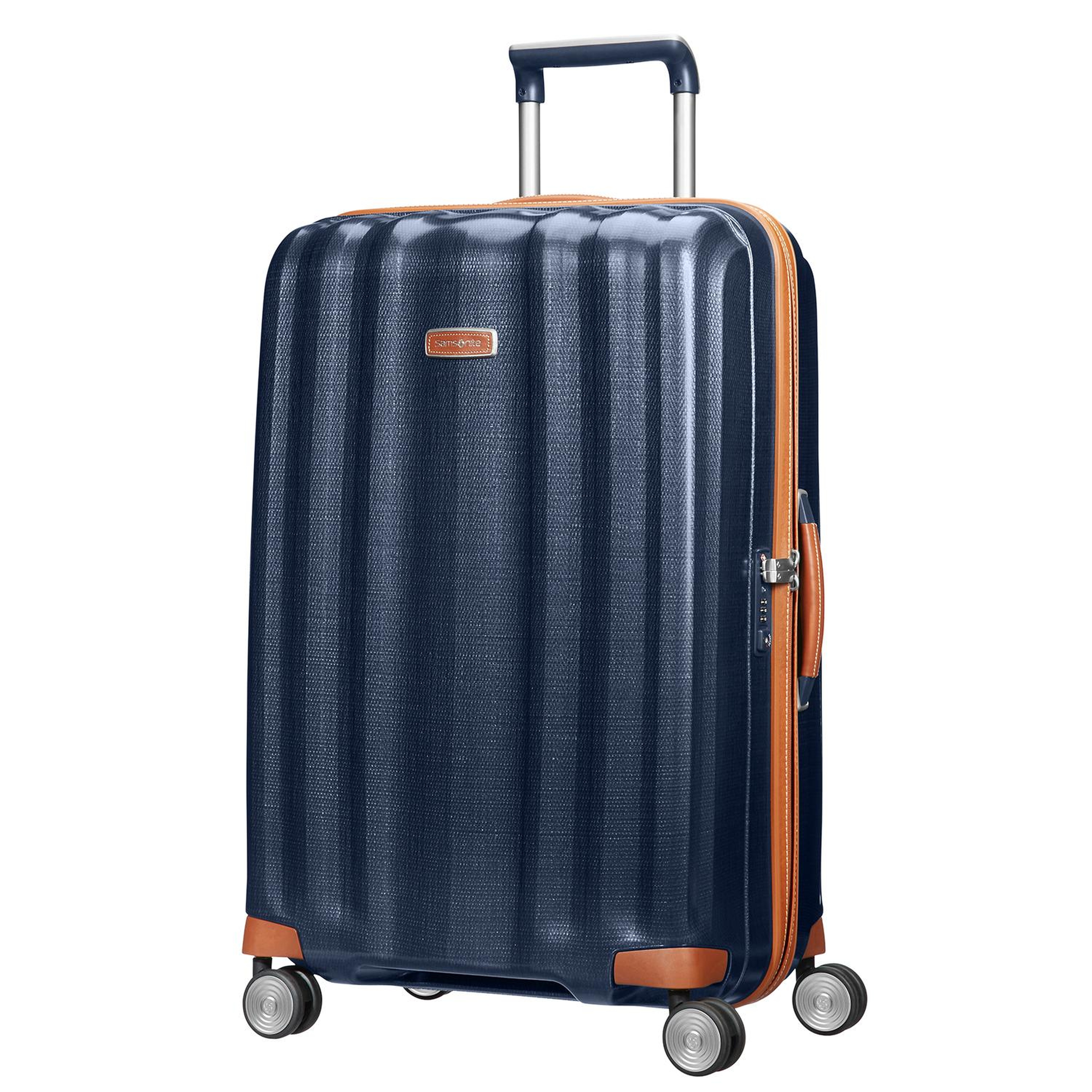 Samsonite Lacivert Lite Cube Dlx Spinner - 76/28 Büyük Boy Valiz