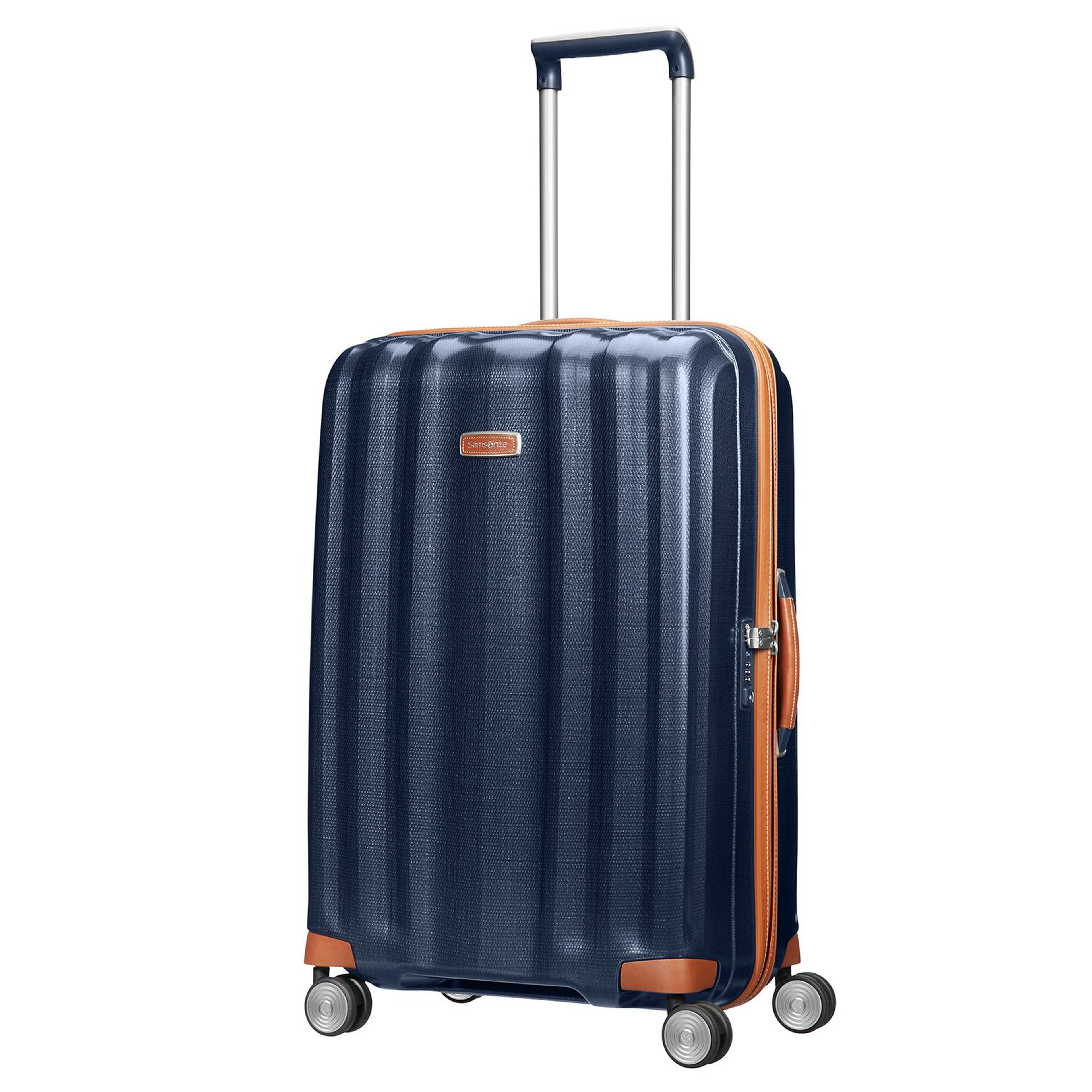 Samsonite Lacivert Lite Cube Dlx Spinner - 76/28 Büyük Boy Valiz