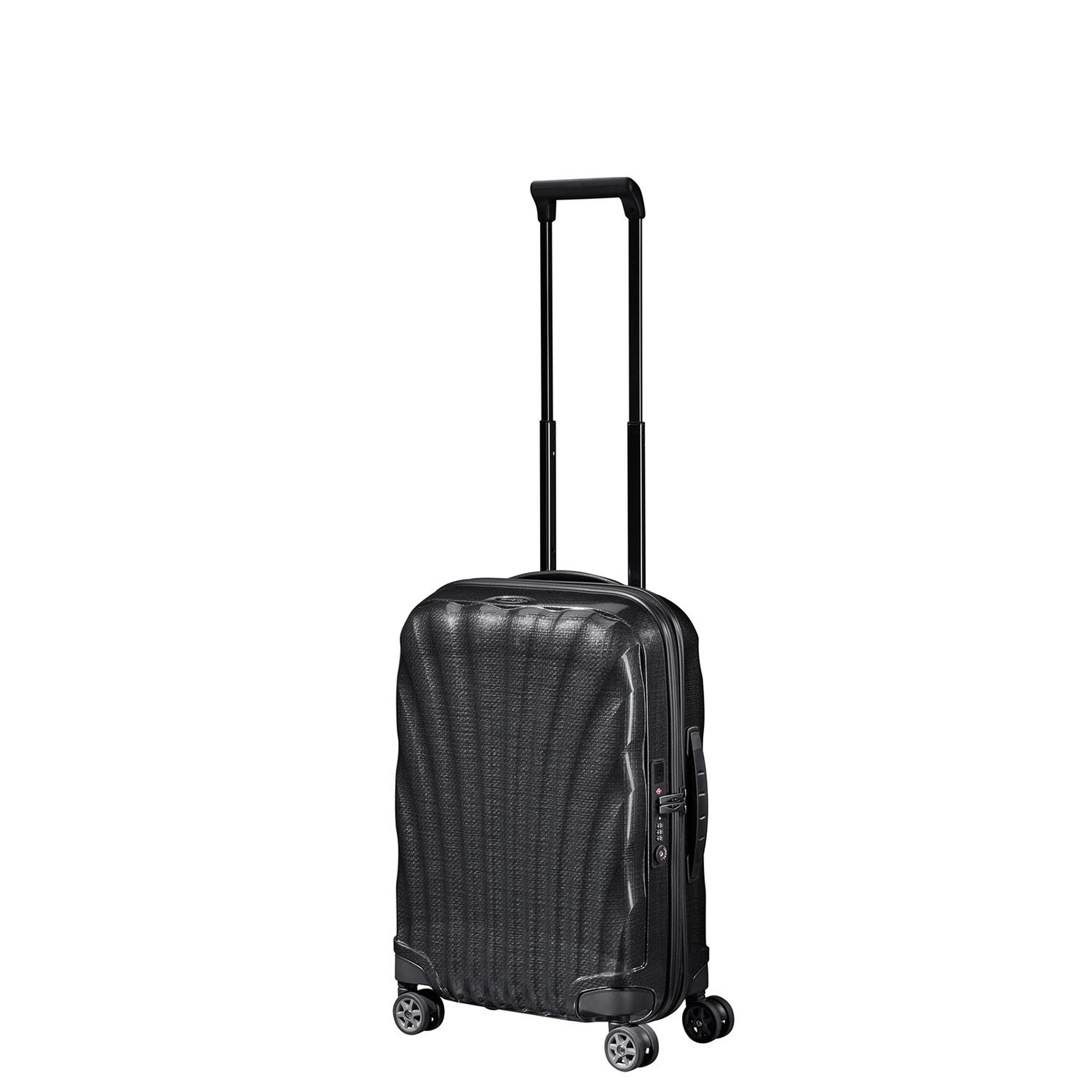 Samsonite Siyah C-Lite - Spinner 4 Tekerlekli Körüklü Kabin Boy Valiz 55cm