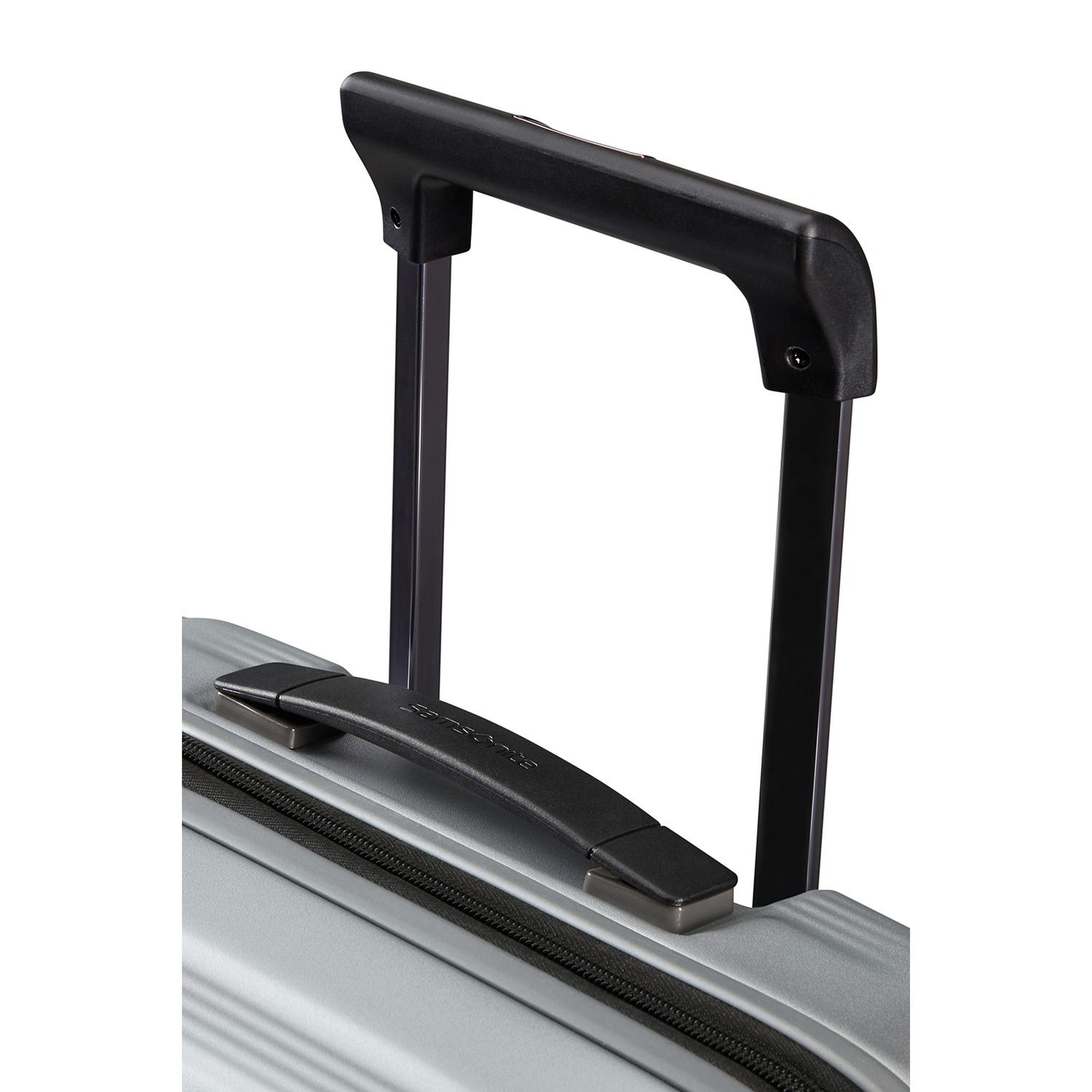 Samsonite Gri Spinner Nuon Körüklü 4 Tekerlekli 55 cm Kabin Boy Valiz