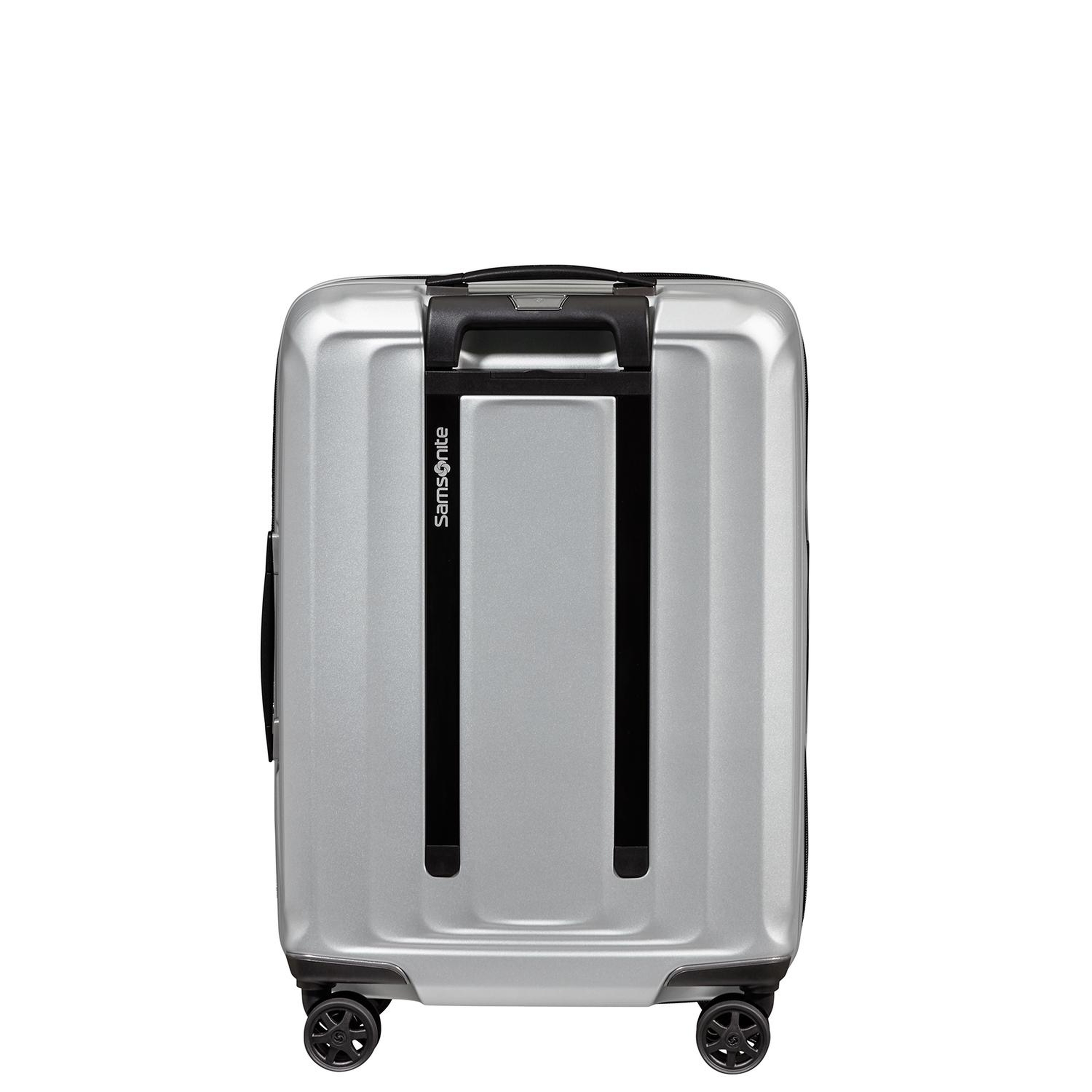Samsonite Gri Spinner Nuon Körüklü 4 Tekerlekli 55 cm Kabin Boy Valiz
