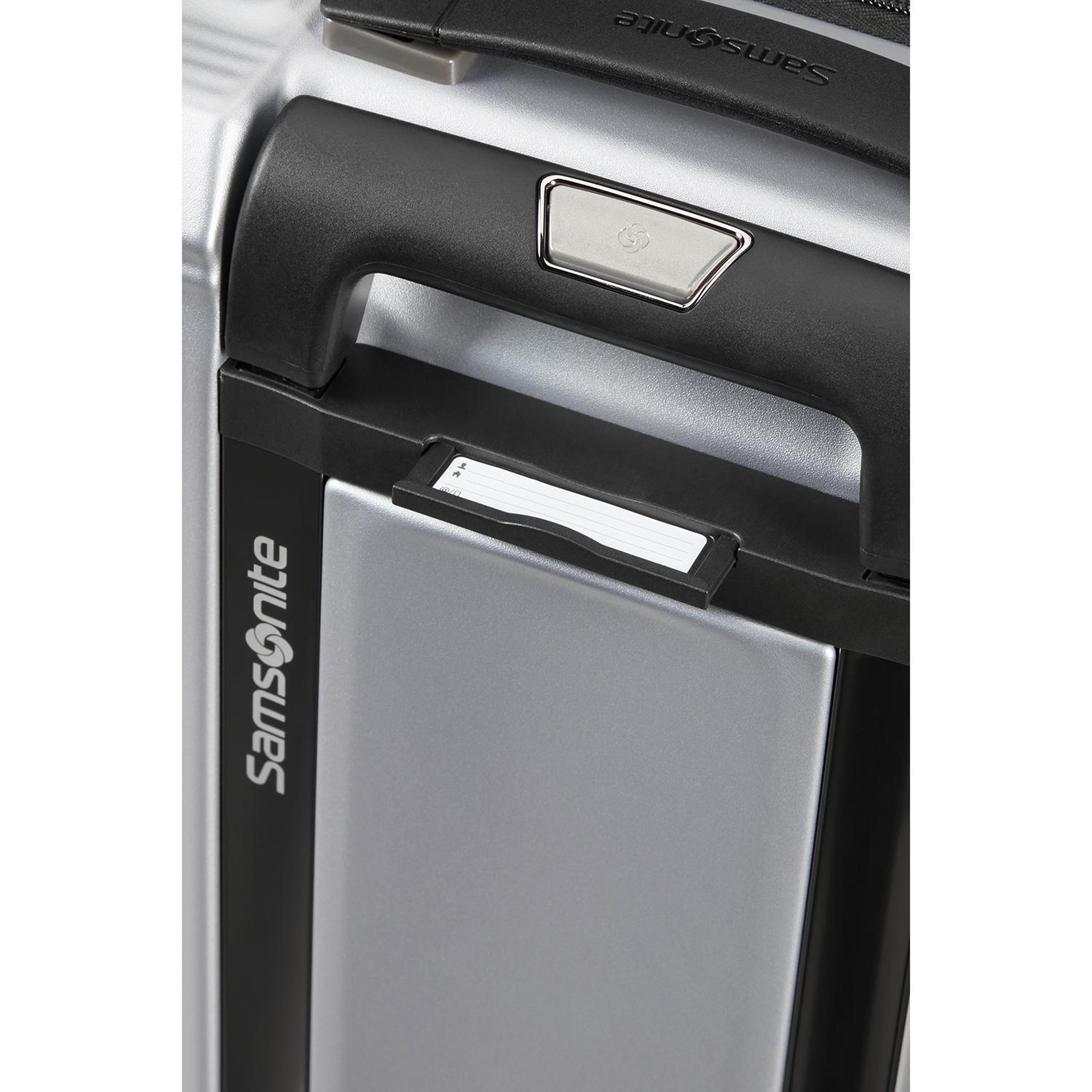 Samsonite Gri Spinner Nuon Körüklü 4 Tekerlekli 55 cm Kabin Boy Valiz