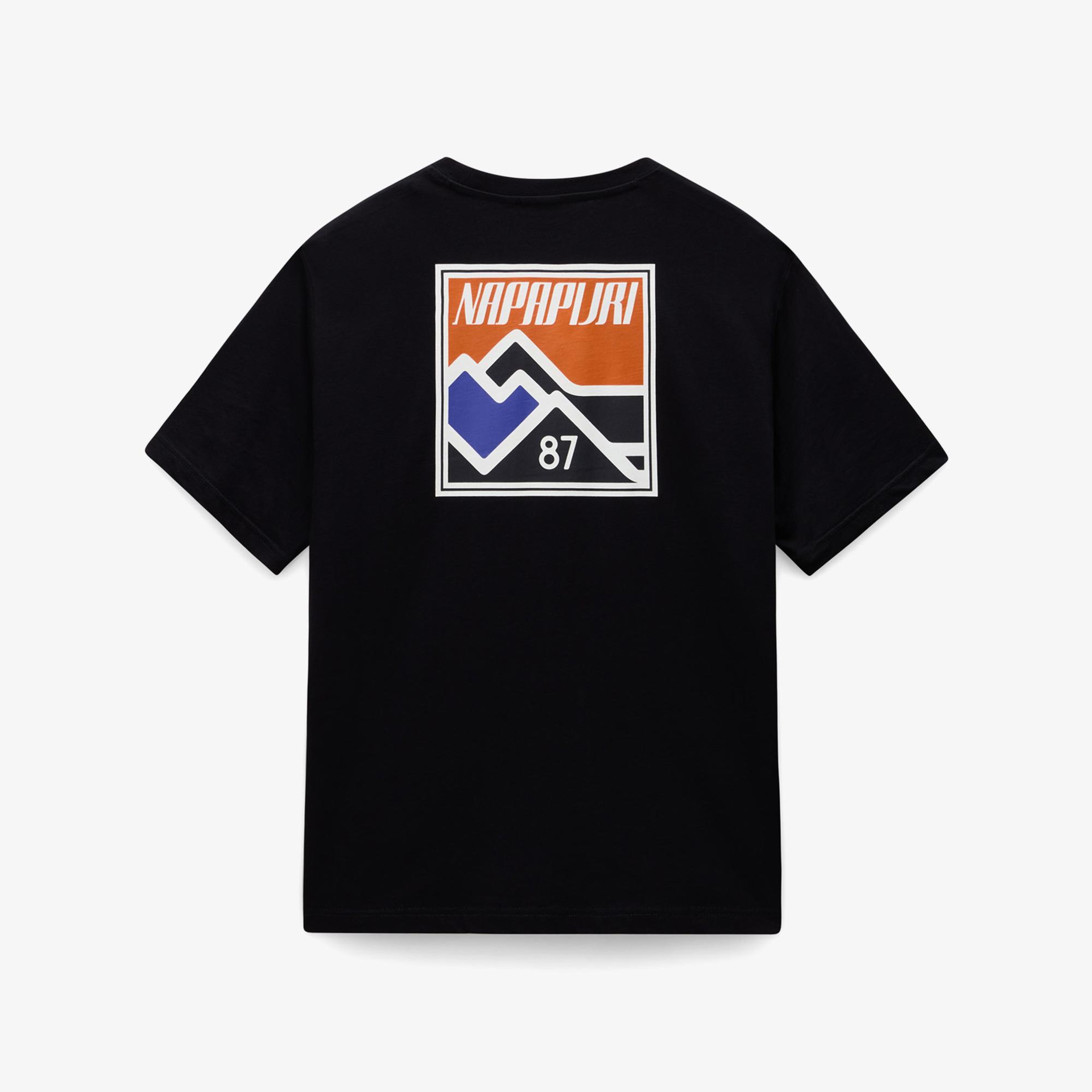 Napapijri S-Guide Erkek Siyah T-Shirt