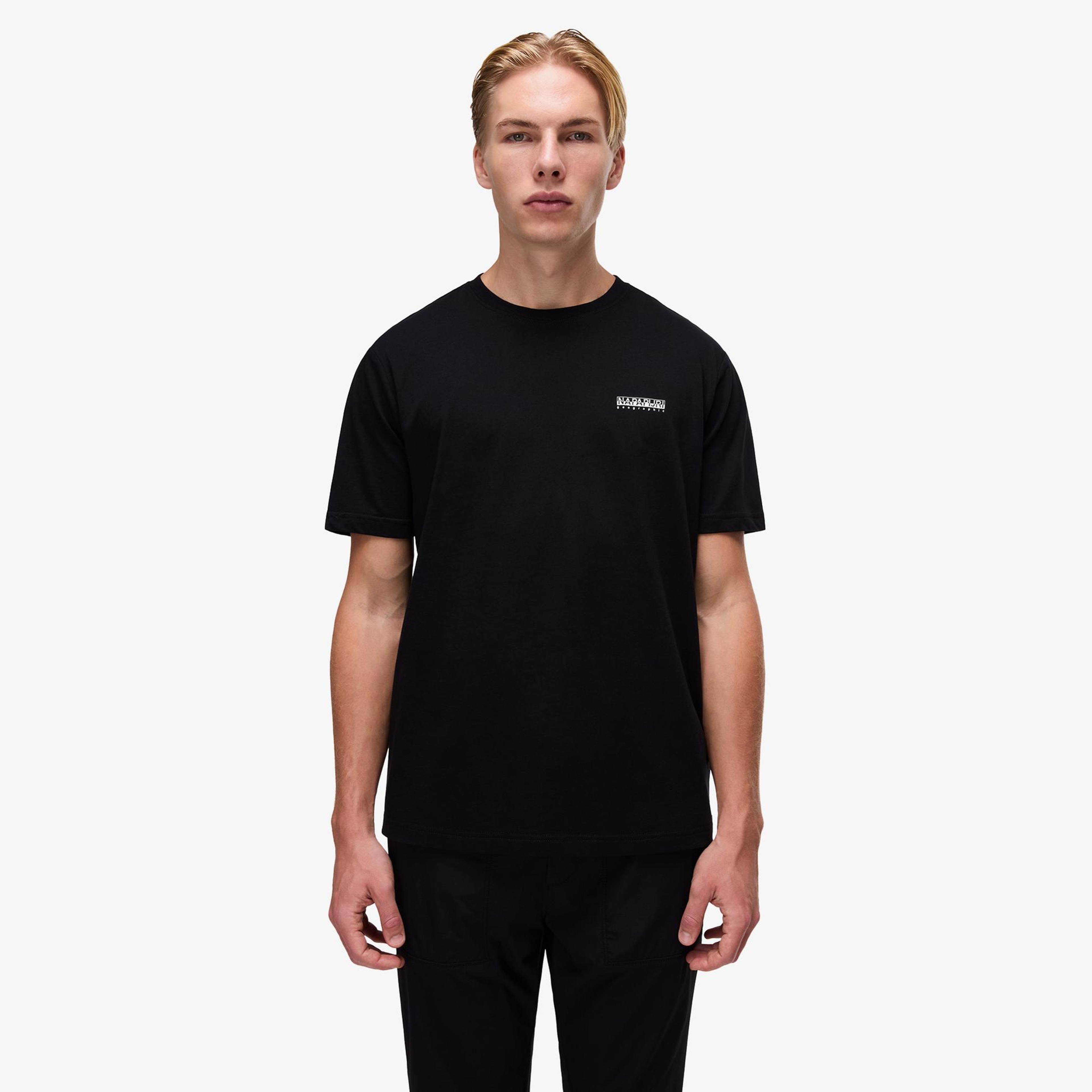 Napapijri S-Guide Erkek Siyah T-Shirt