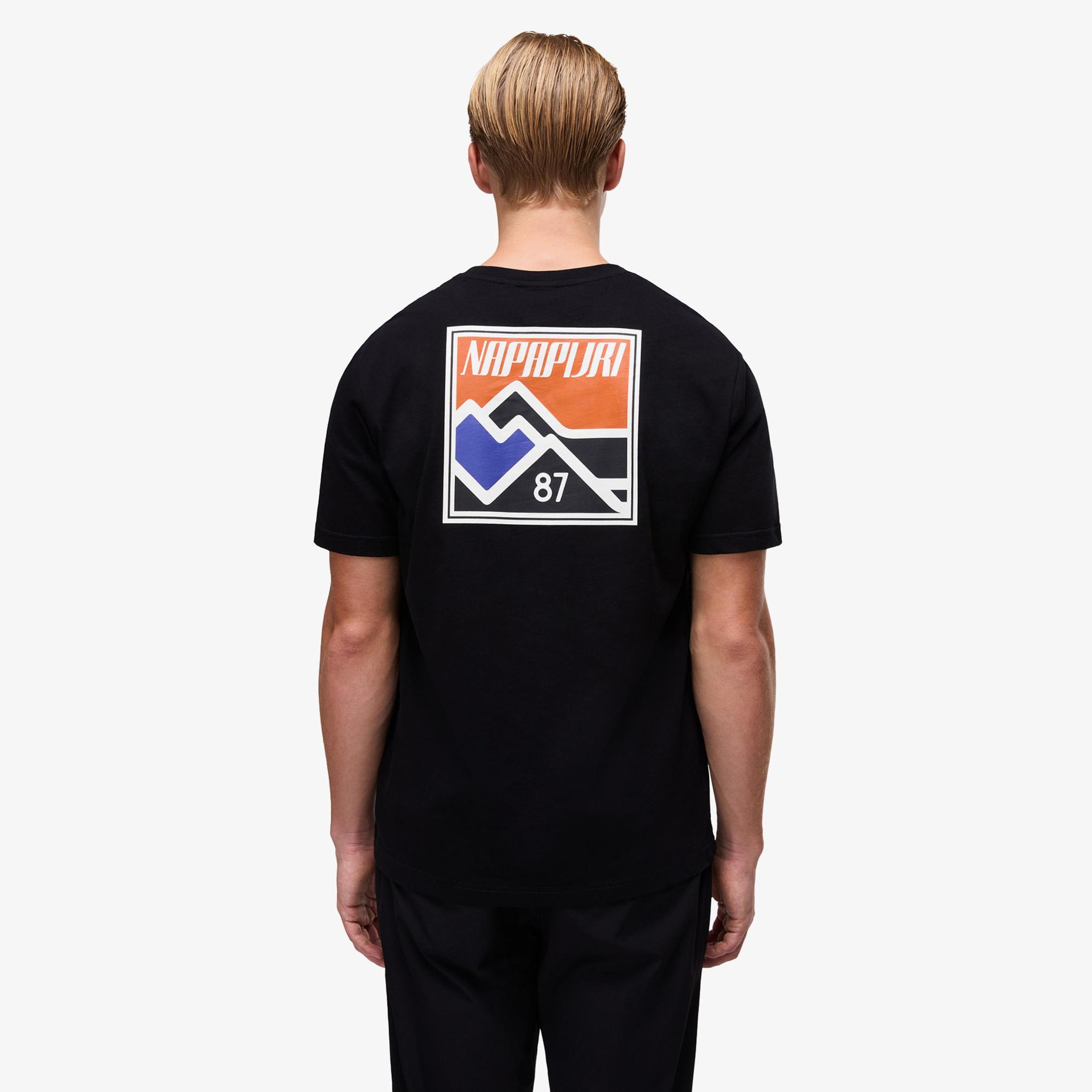Napapijri S-Guide Erkek Siyah T-Shirt