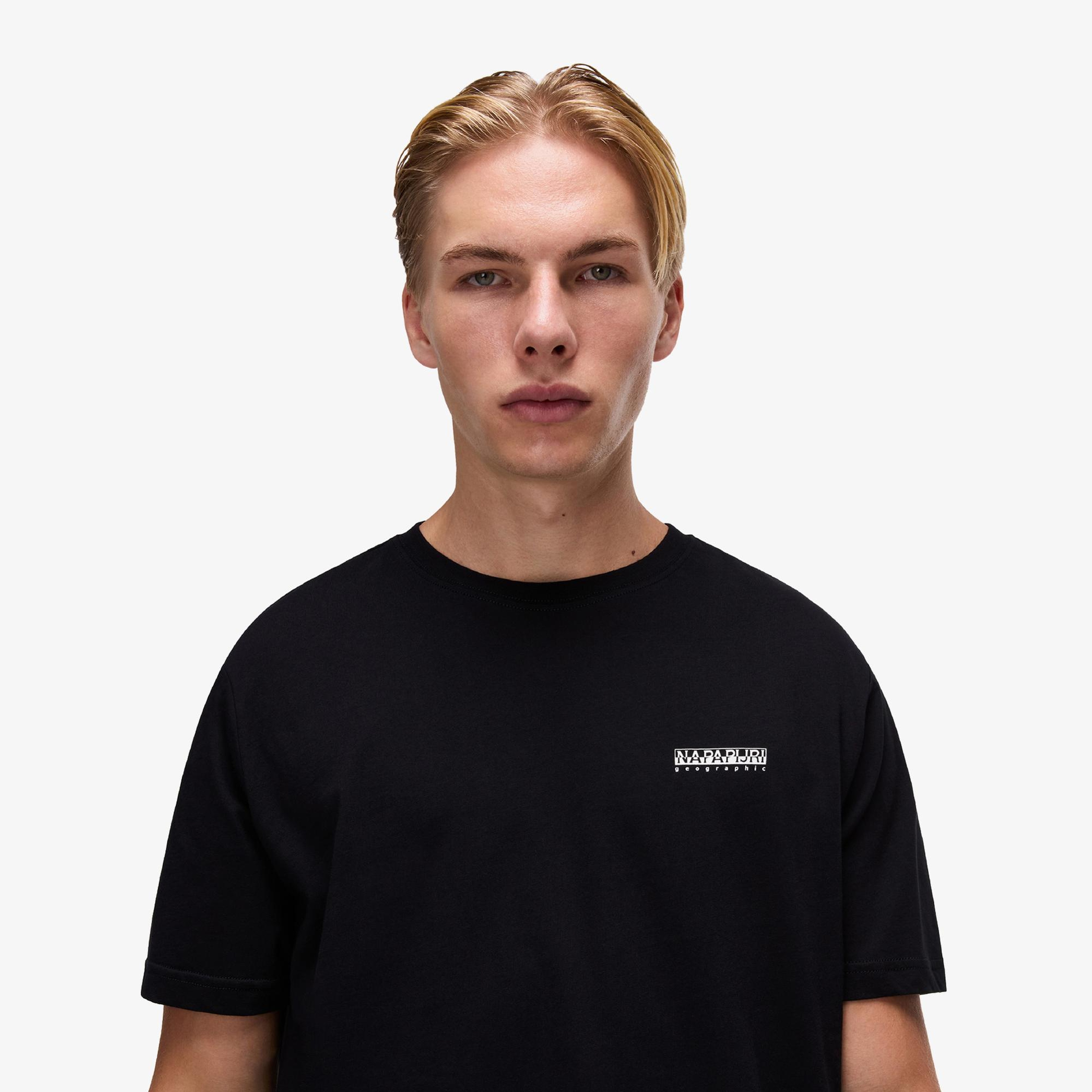 Napapijri S-Guide Erkek Siyah T-Shirt