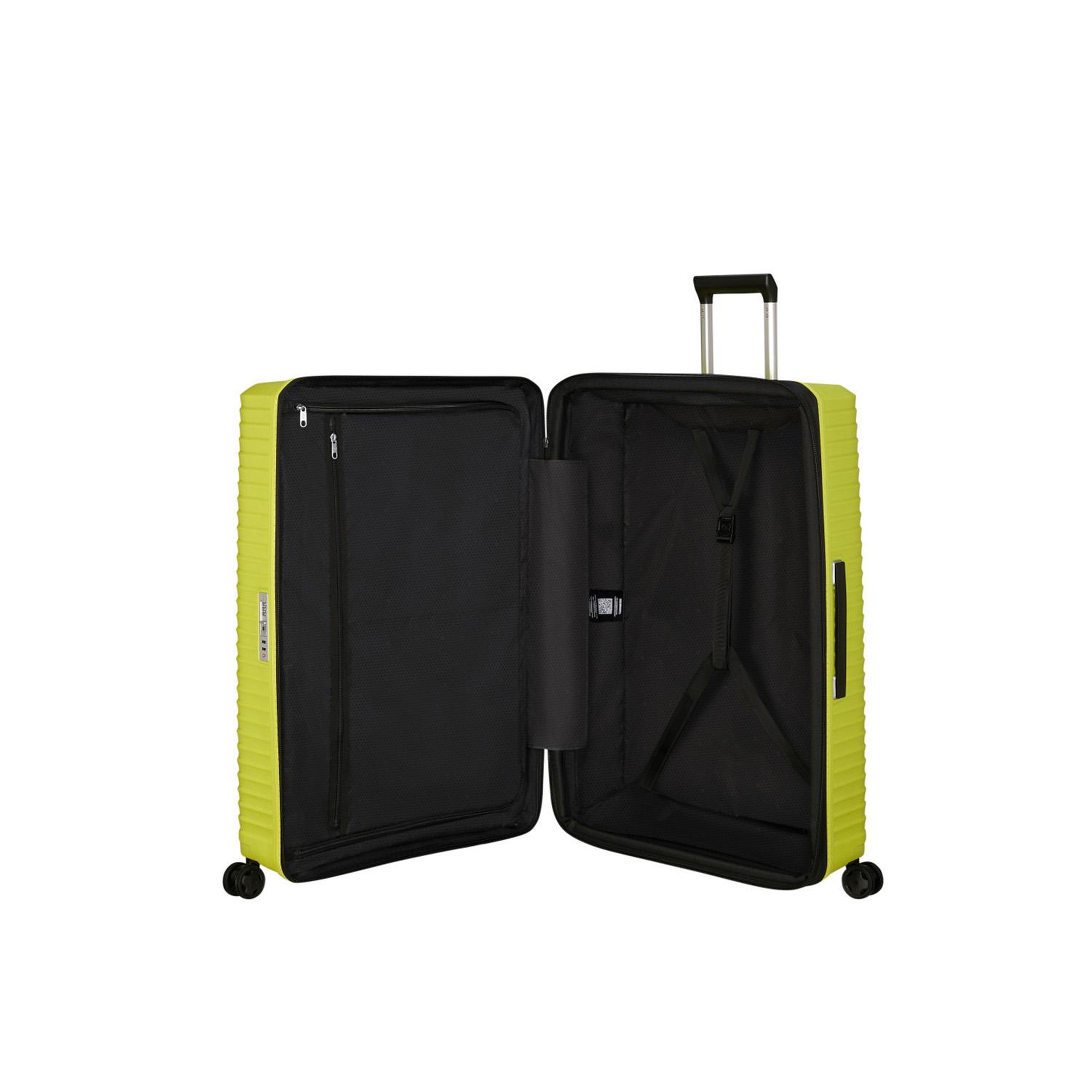 Samsonite Sarı Spinner Upscape Körüklü 4 Tekerlekli Ekstra Büyük Boy Valiz 81 cm