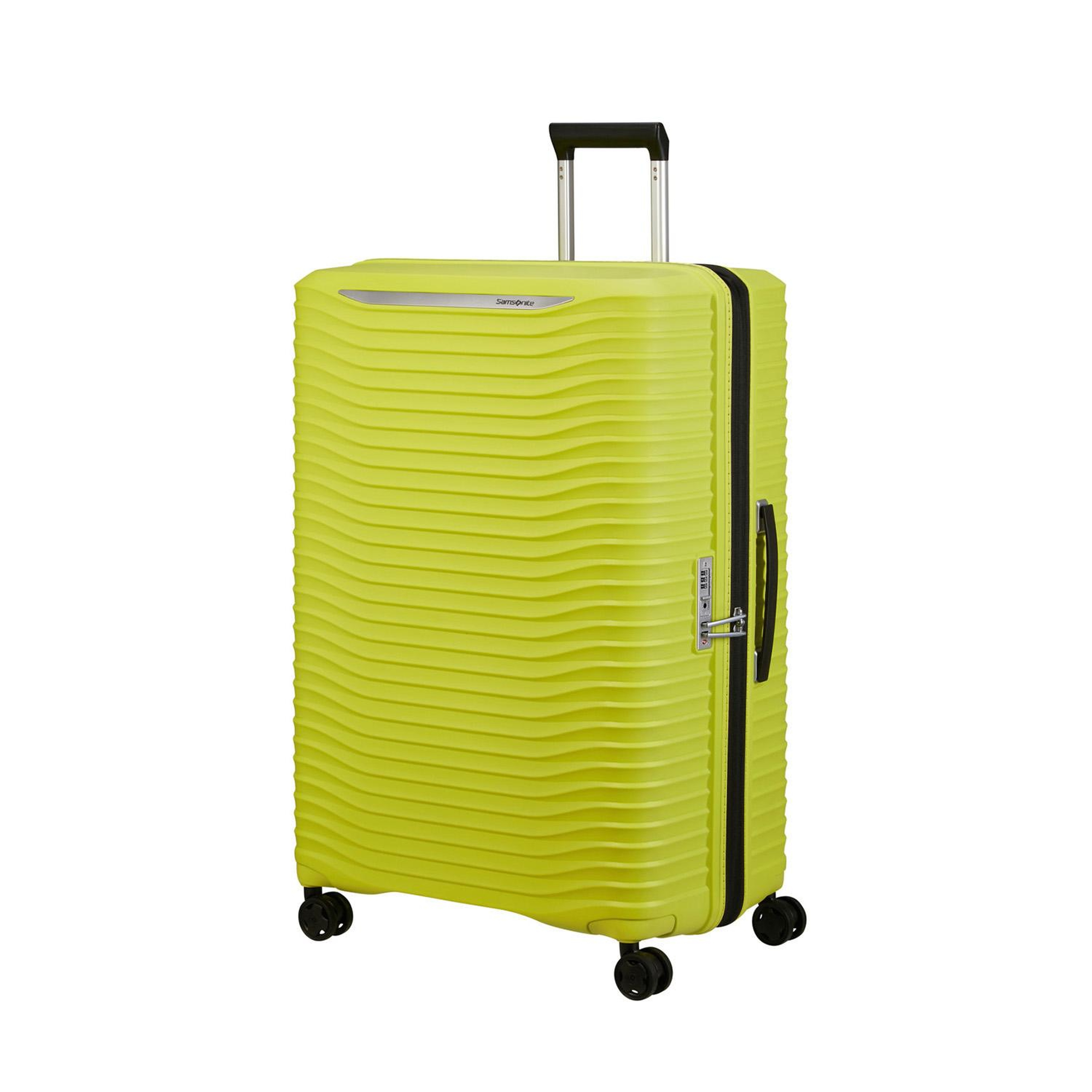 Samsonite Sarı Spinner Upscape Körüklü 4 Tekerlekli Ekstra Büyük Boy Valiz 81 cm