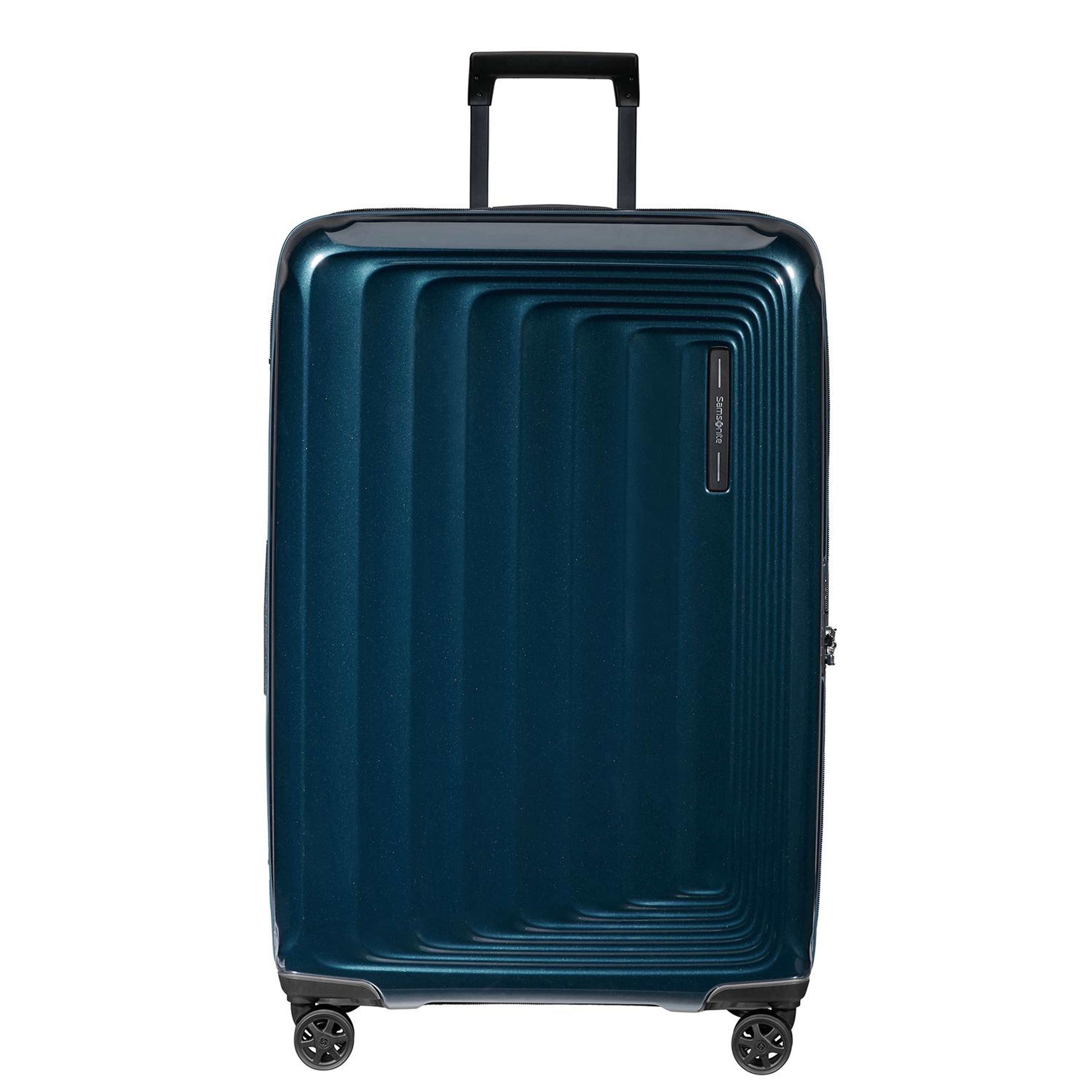 Samsonite Lacivert Spinner Nuon Körüklü 4 Tekerlekli 75 cm Büyük Boy Valiz