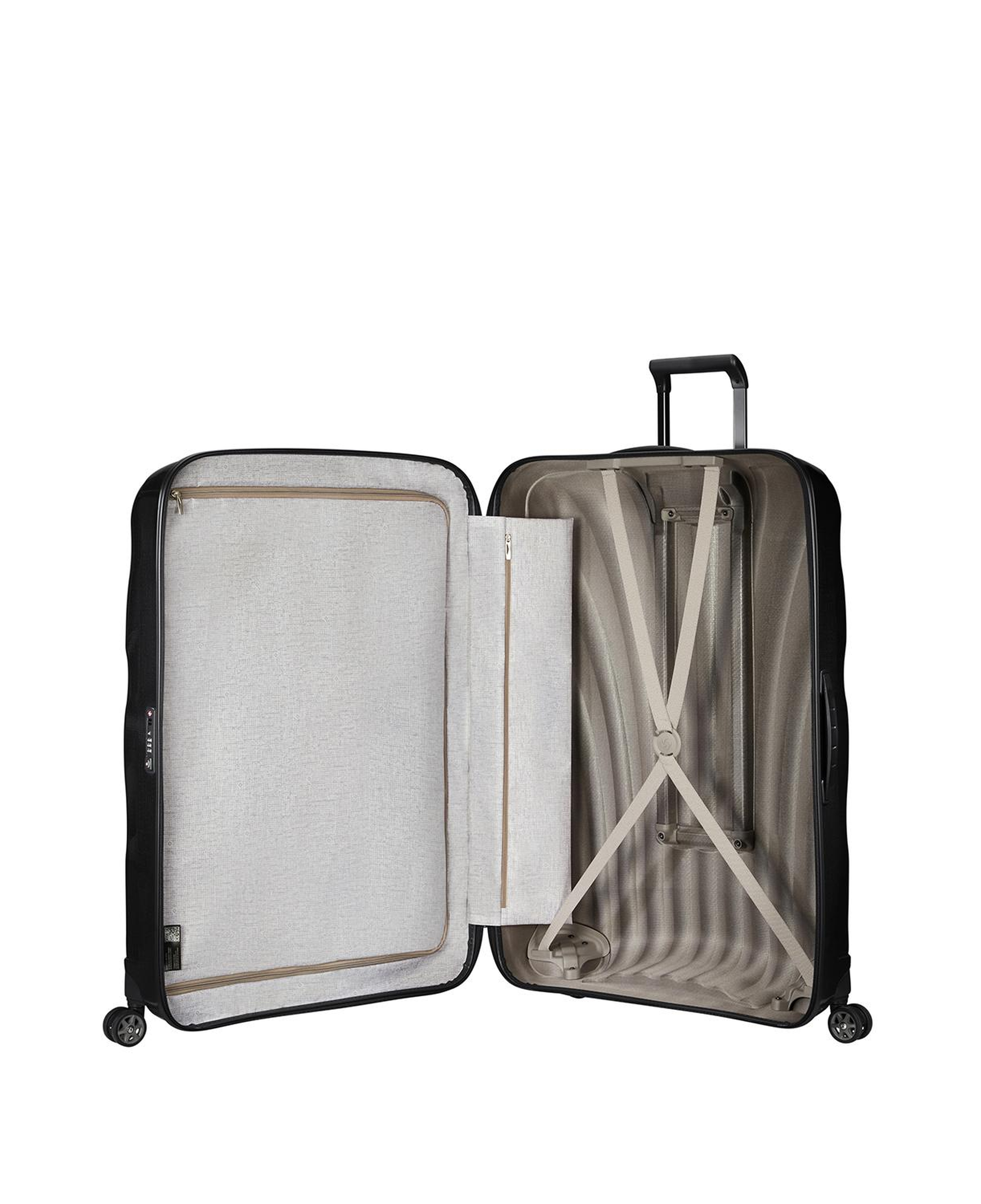 Samsonite Siyah C-Lite - Spinner 4 Tekerlekli Jumbo Büyük Boy Valiz 86cm