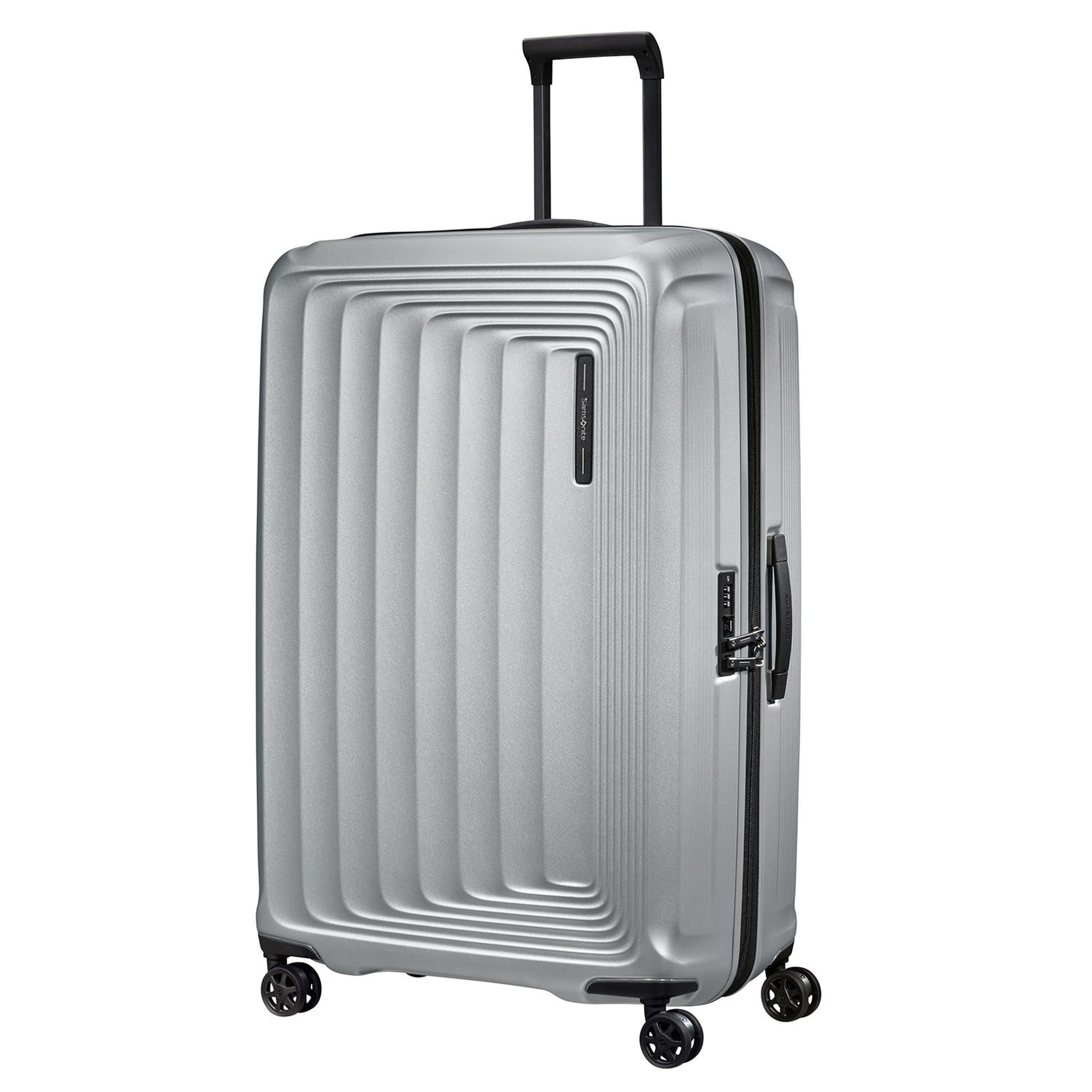 Samsonite Gri Spinner Nuon Körüklü 4 Tekerlekli 81 cm Büyük Boy Valiz