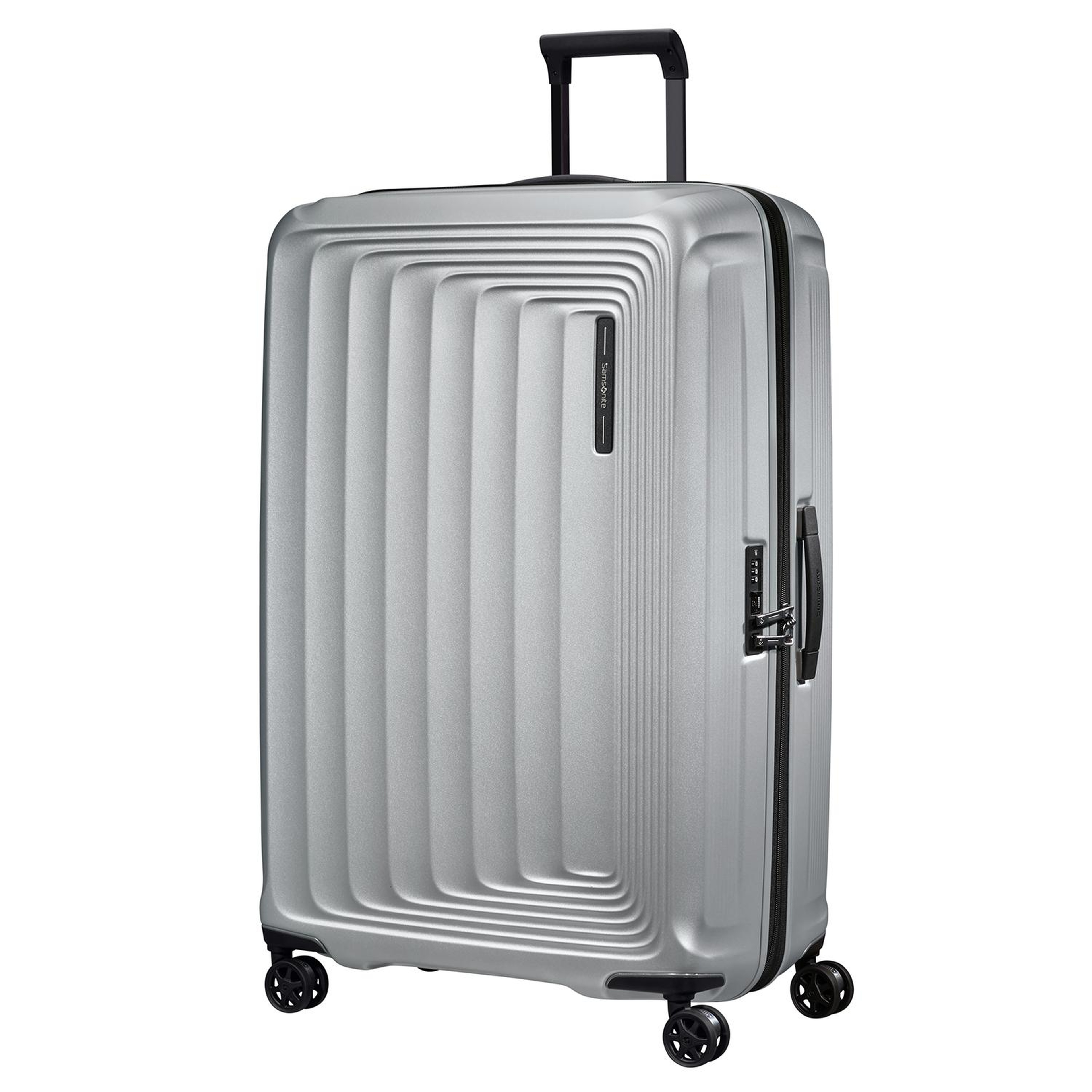 Samsonite Gri Spinner Nuon Körüklü 4 Tekerlekli 81 cm Büyük Boy Valiz