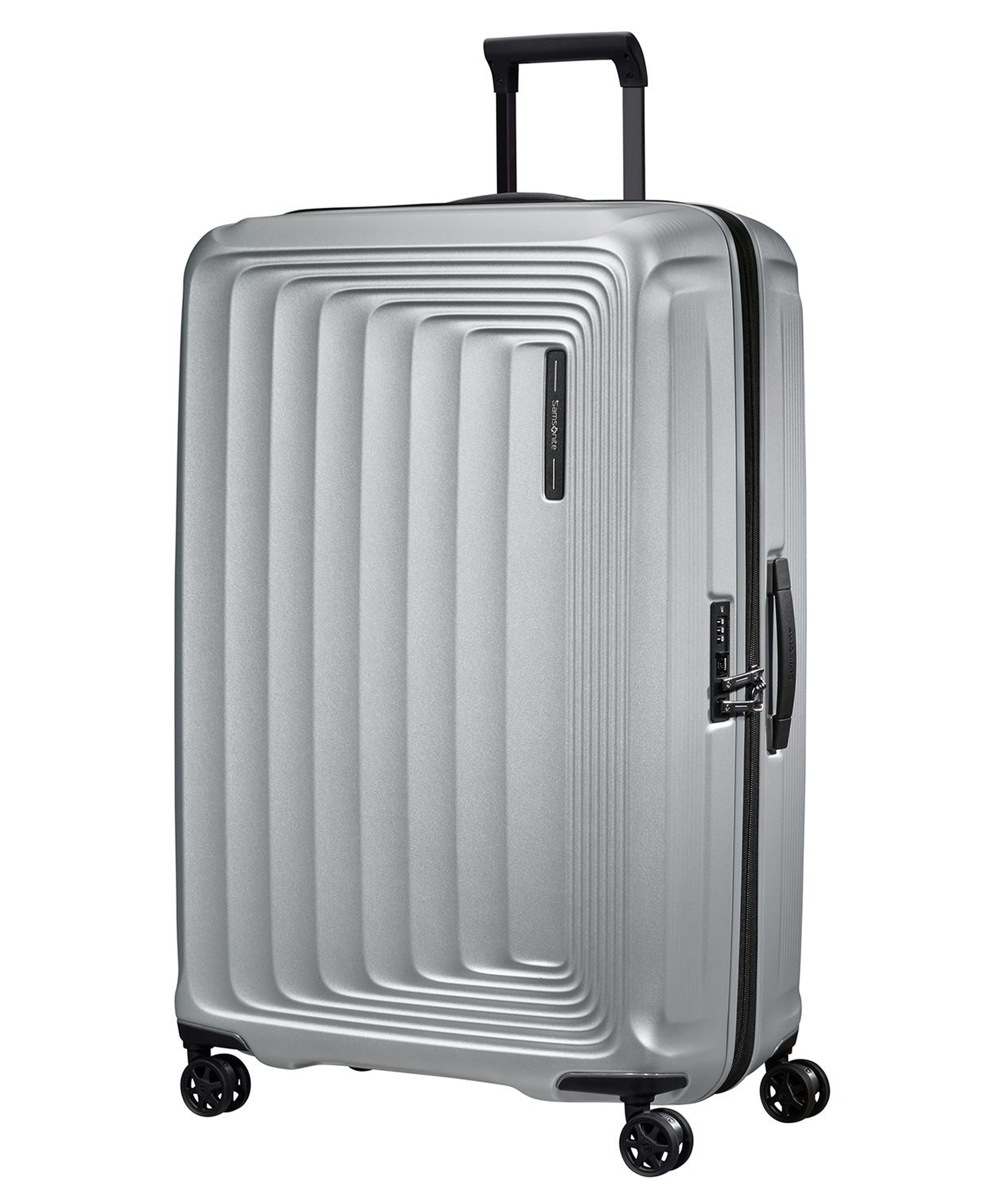 Samsonite Gri Spinner Nuon Körüklü 4 Tekerlekli 81 cm Büyük Boy Valiz