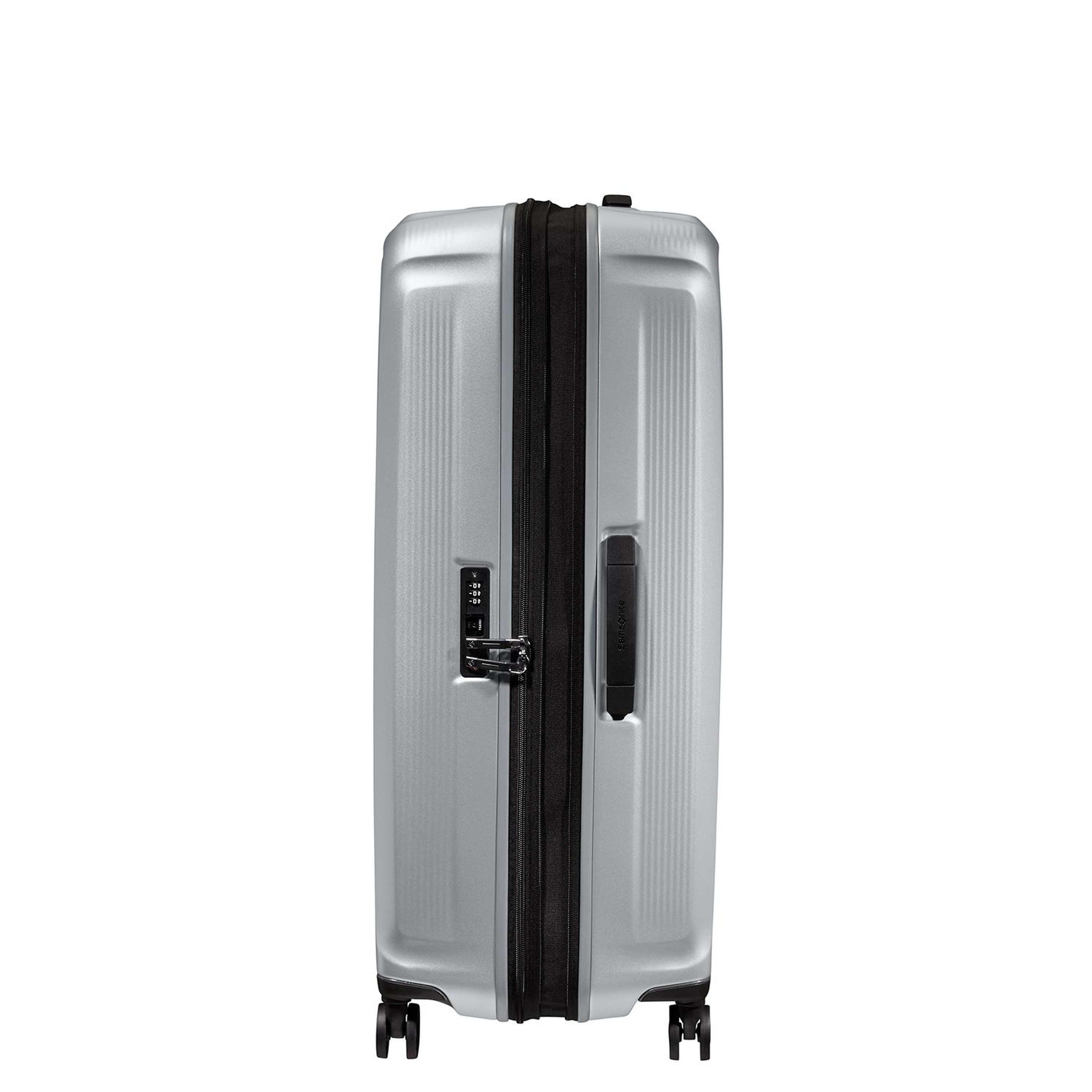 Samsonite Gri Spinner Nuon Körüklü 4 Tekerlekli 81 cm Büyük Boy Valiz