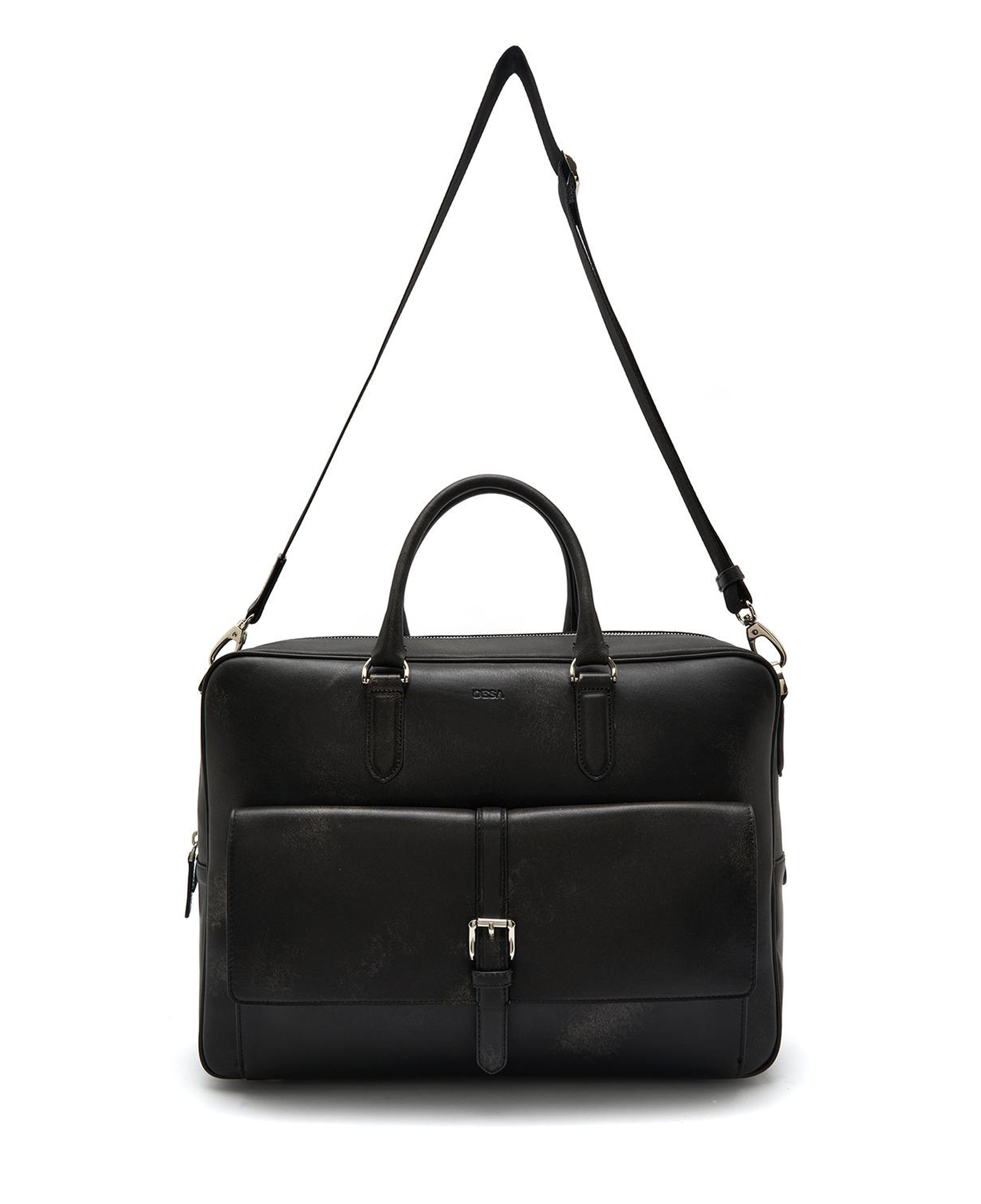 Ahren Siyah Erkek Deri Evrak Çantası