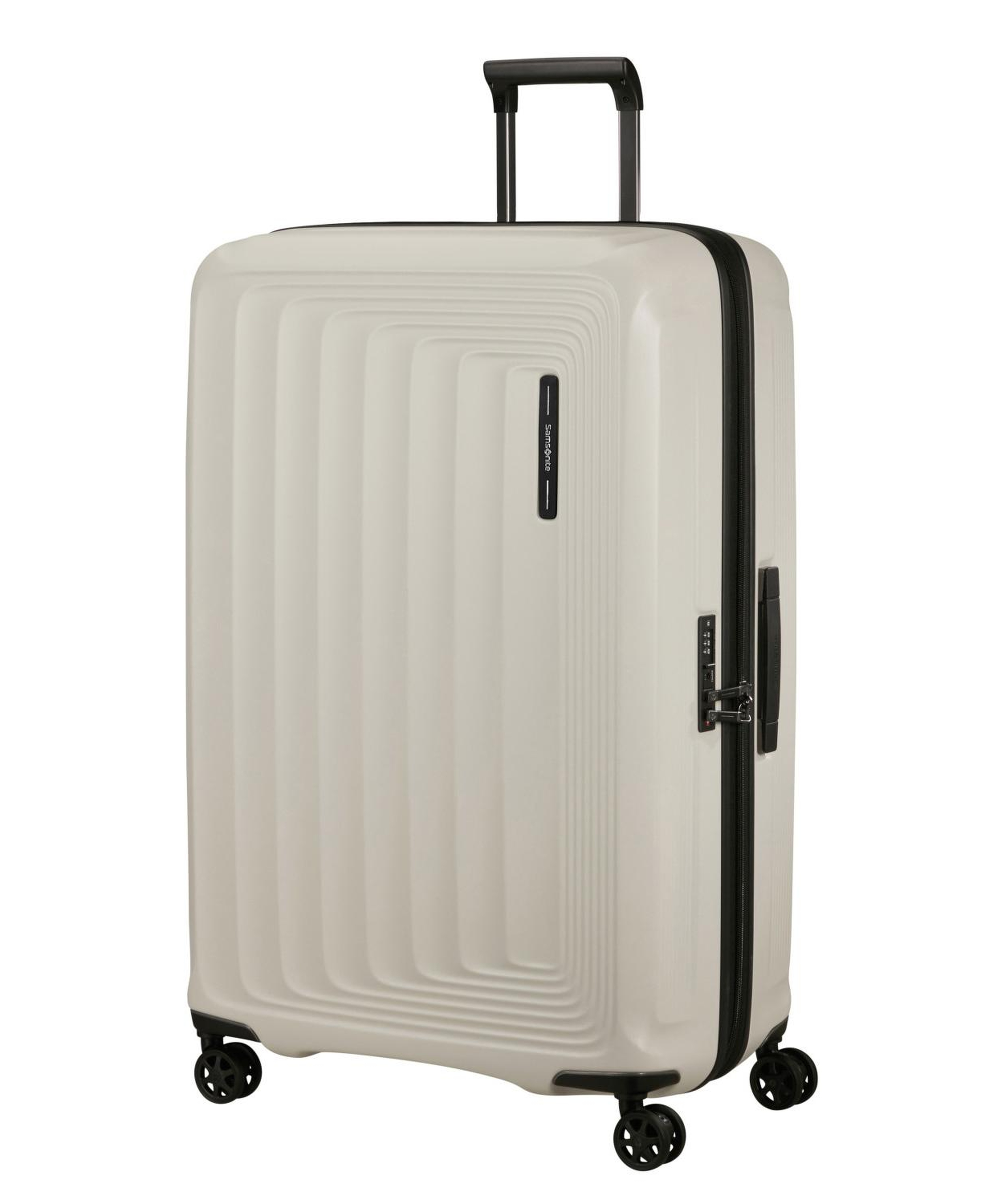 Samsonite Bej Spinner Nuon Körüklü 4 Tekerlekli 81 cm Büyük Boy Valiz