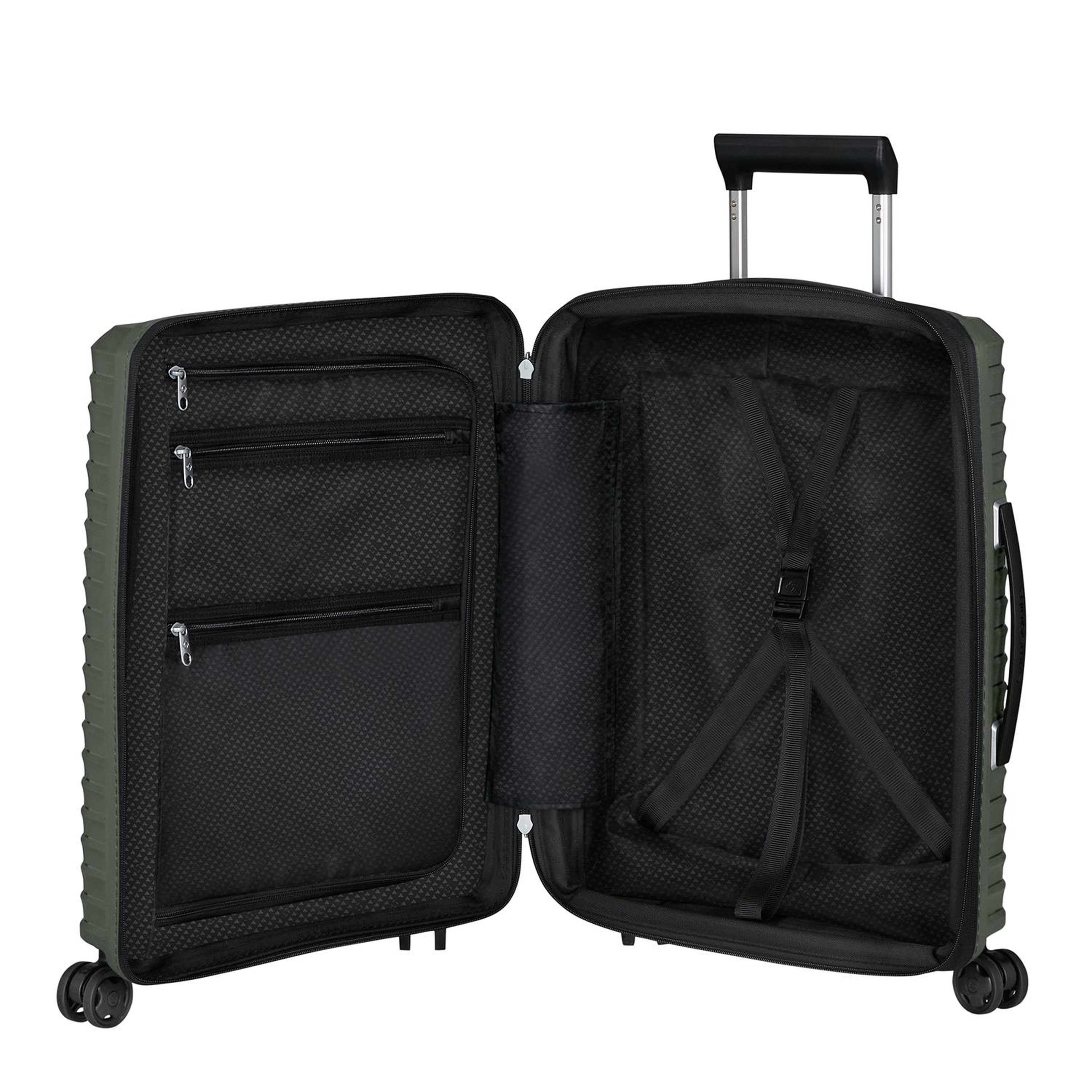 Upscape - 4 Tekerlekli Körüklü Kabin Boy Valiz 55cm