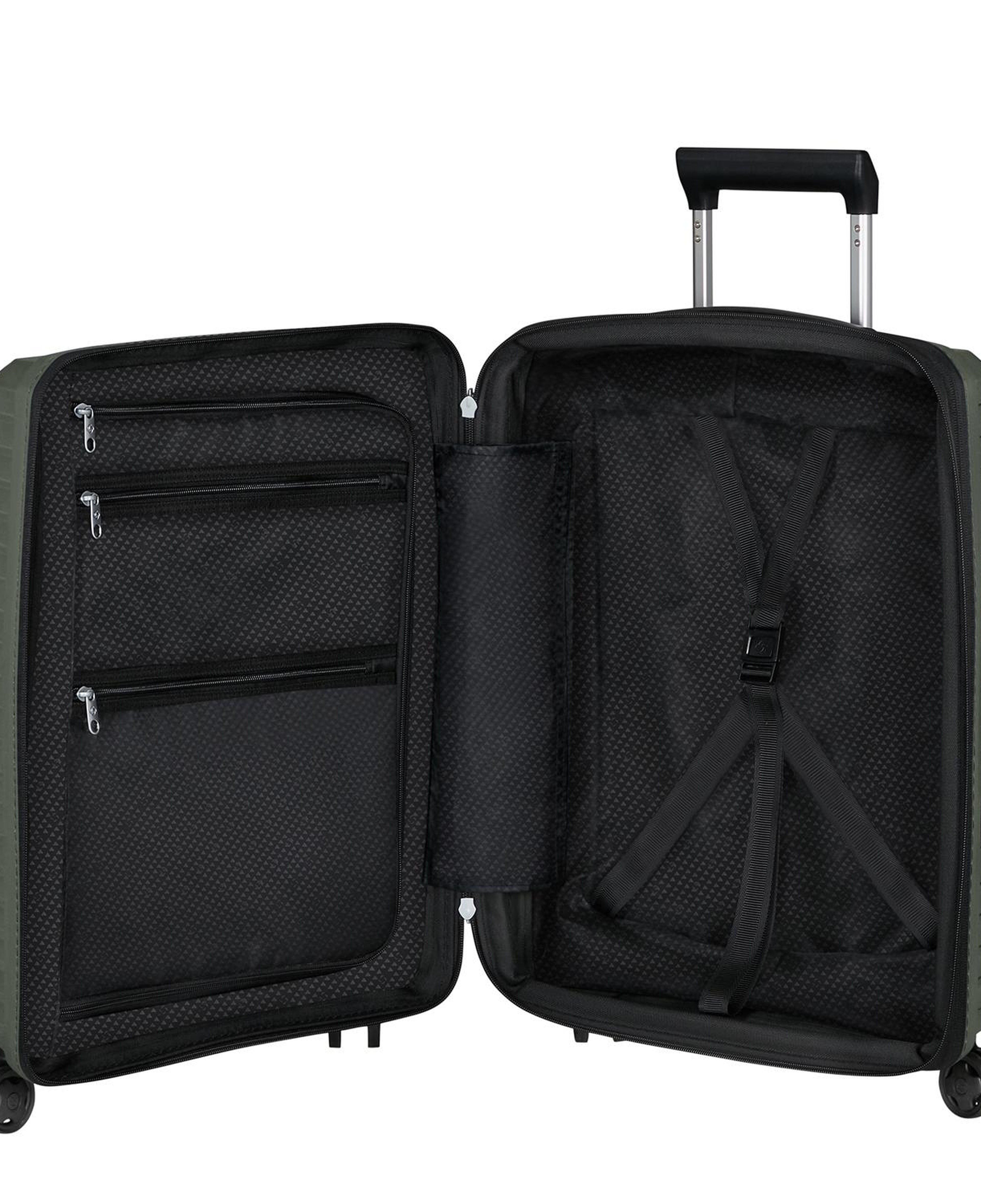 Upscape - 4 Tekerlekli Körüklü Kabin Boy Valiz 55cm