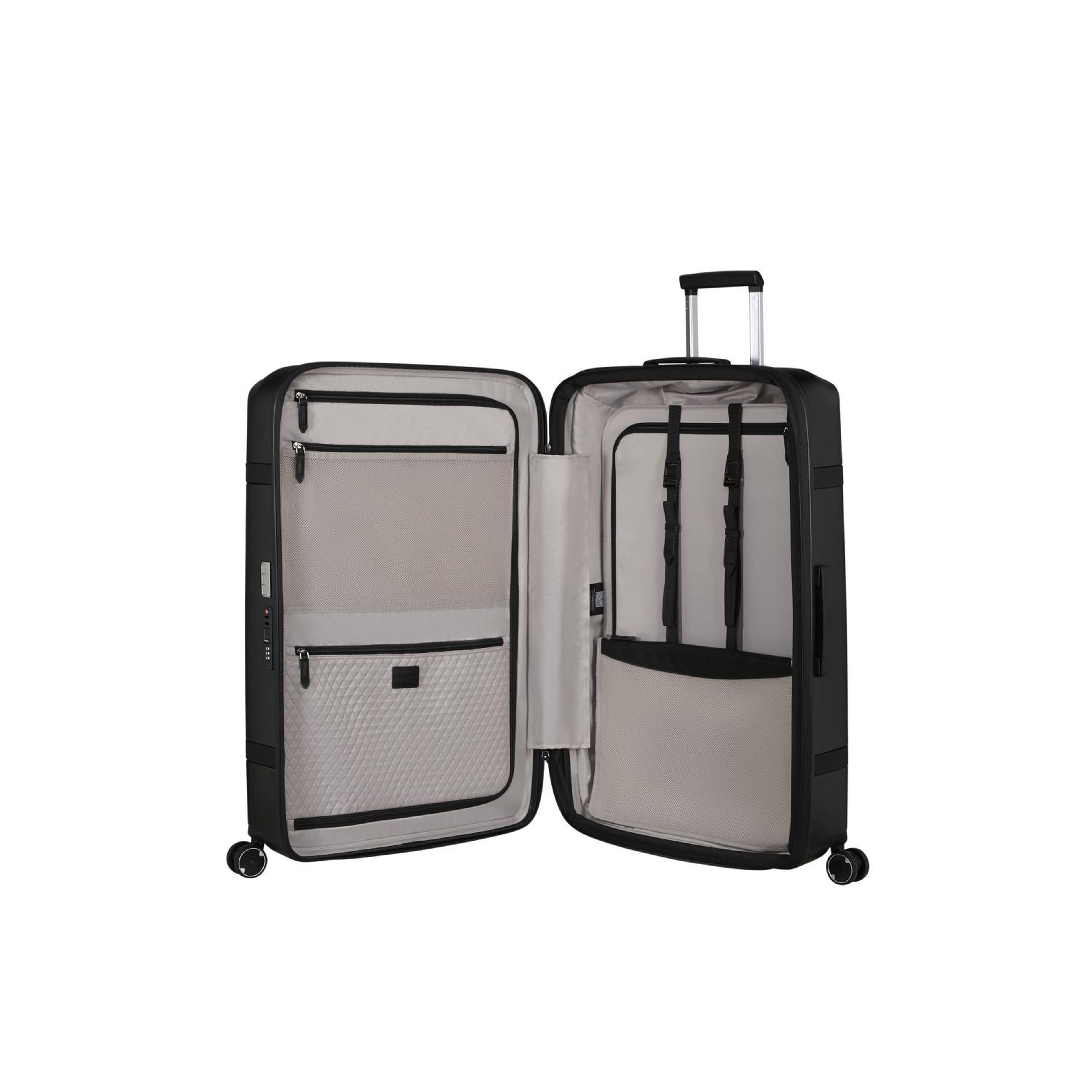 Samsonite Siyah Image Spinner Körüklü - 81/30 Büyük Boy Valiz