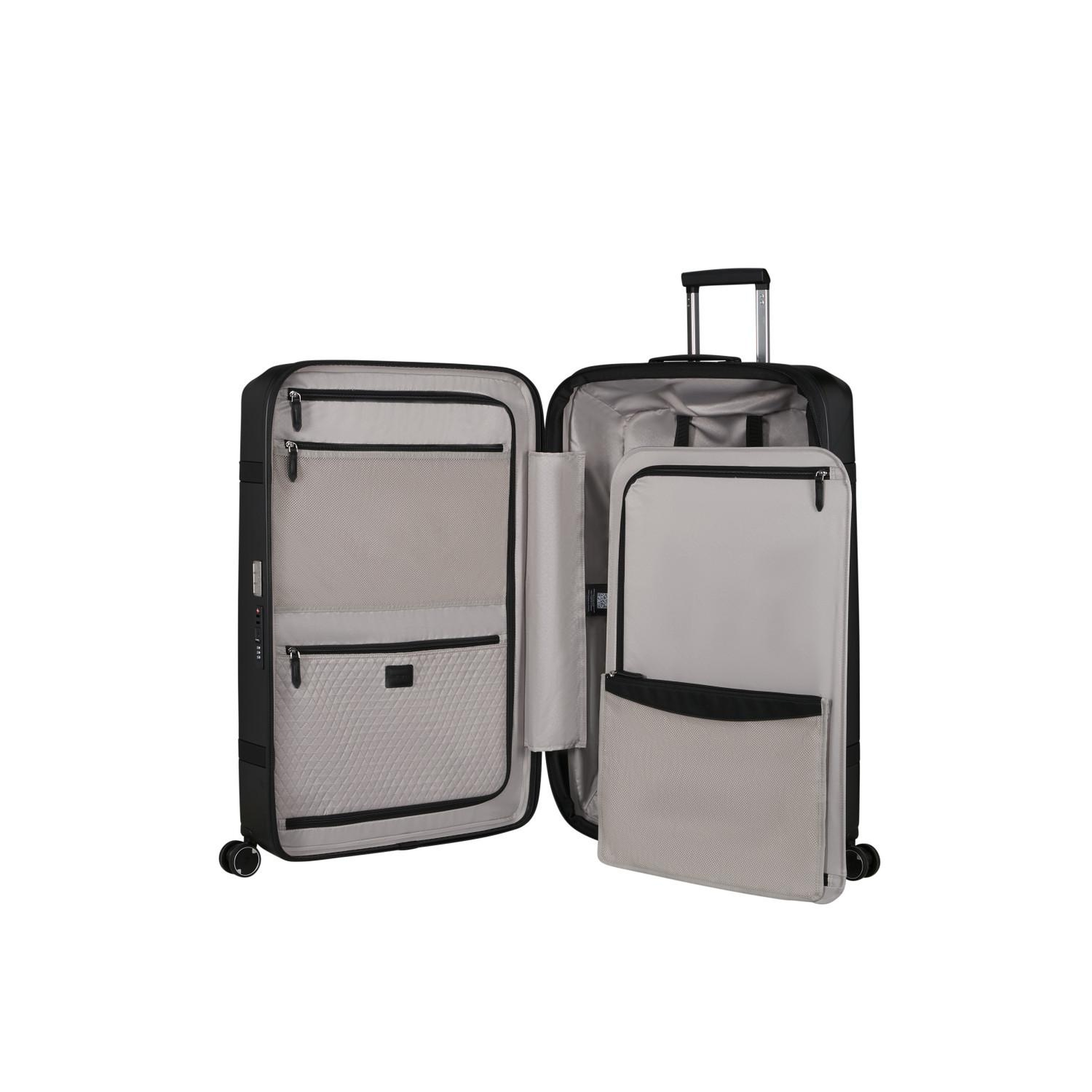 Samsonite Siyah Image Spinner Körüklü - 81/30 Büyük Boy Valiz
