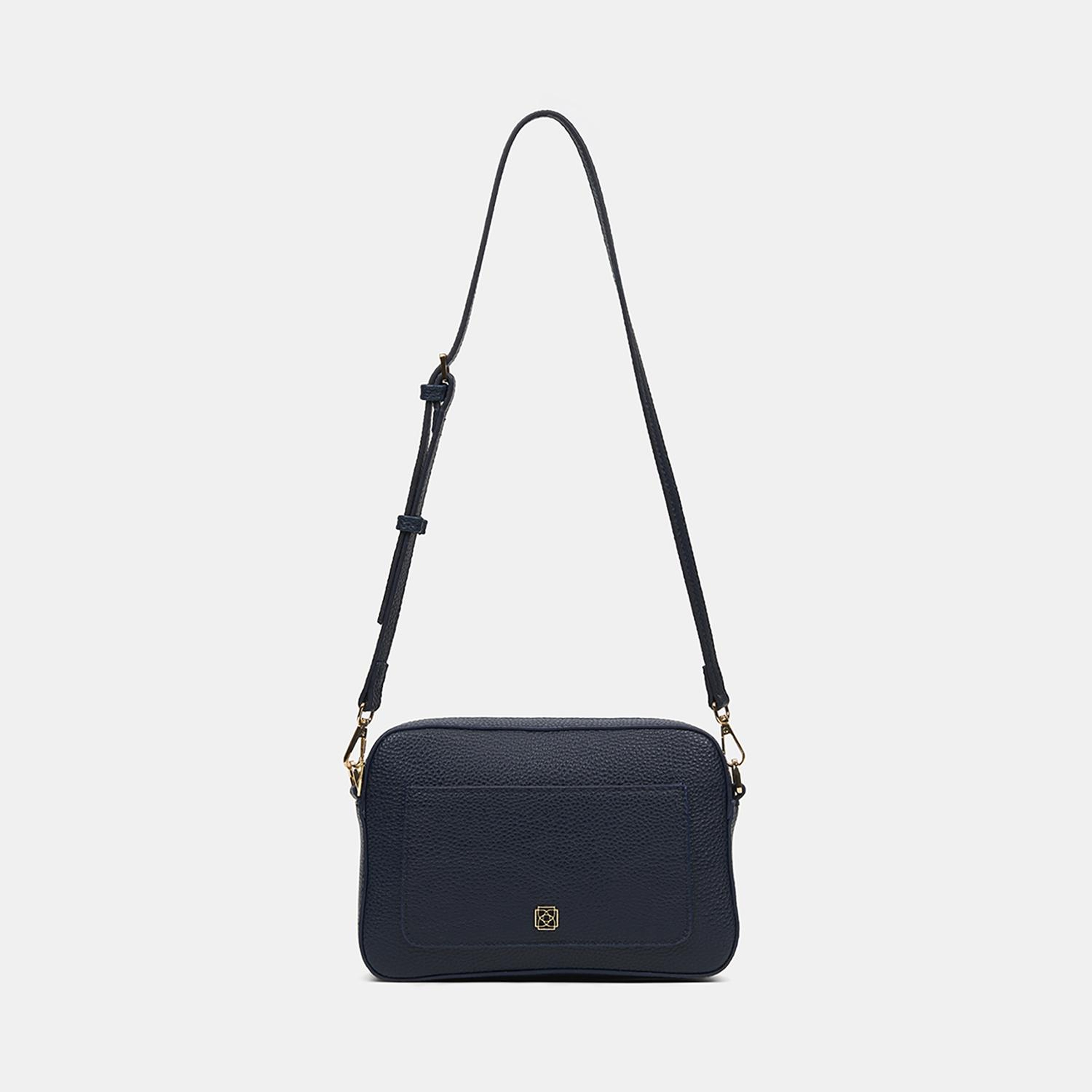 Kadın Lacivert Gold Detaylı Postacı Çantası