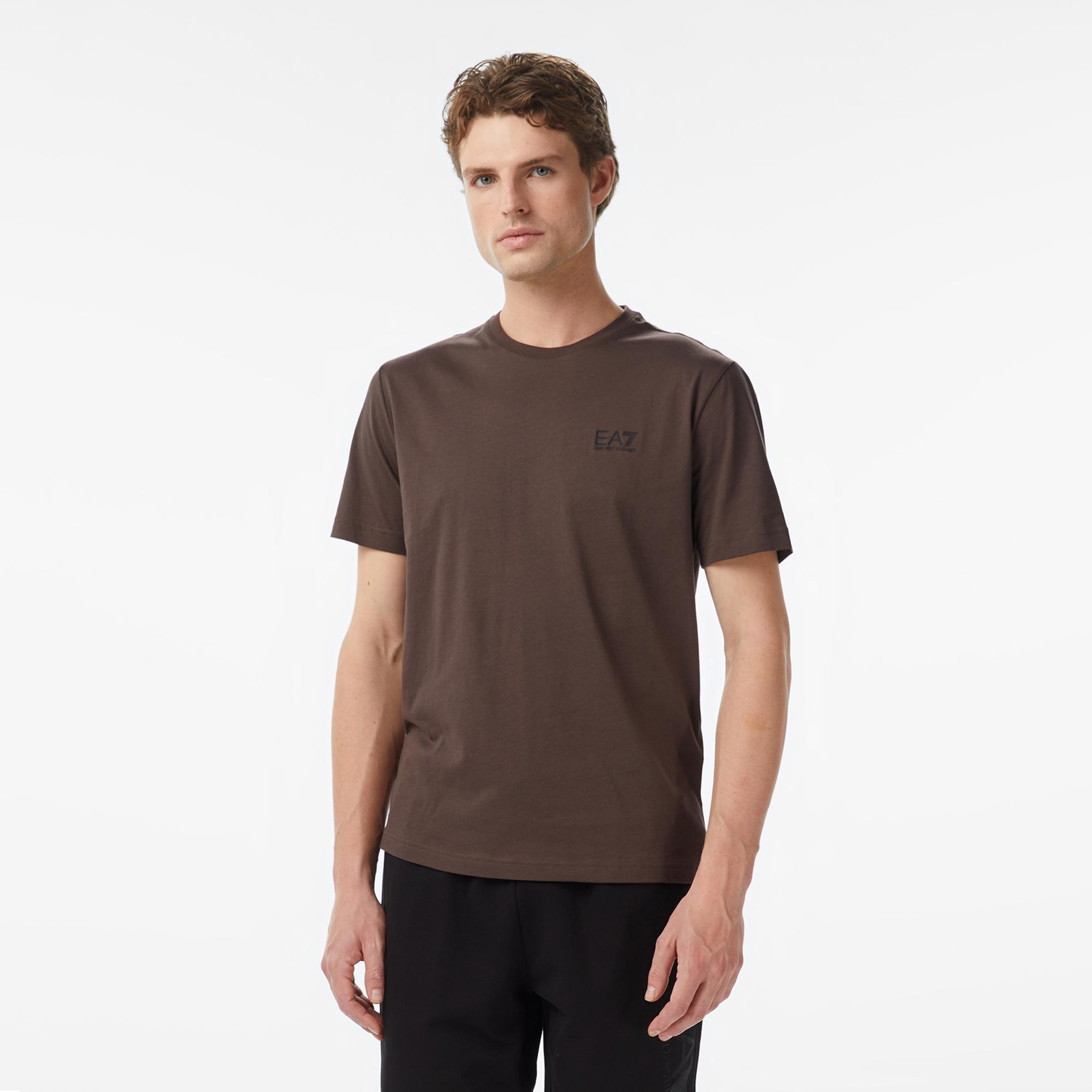 Emporio Armani Core Identity Erkek Kahverengi T-Shirt