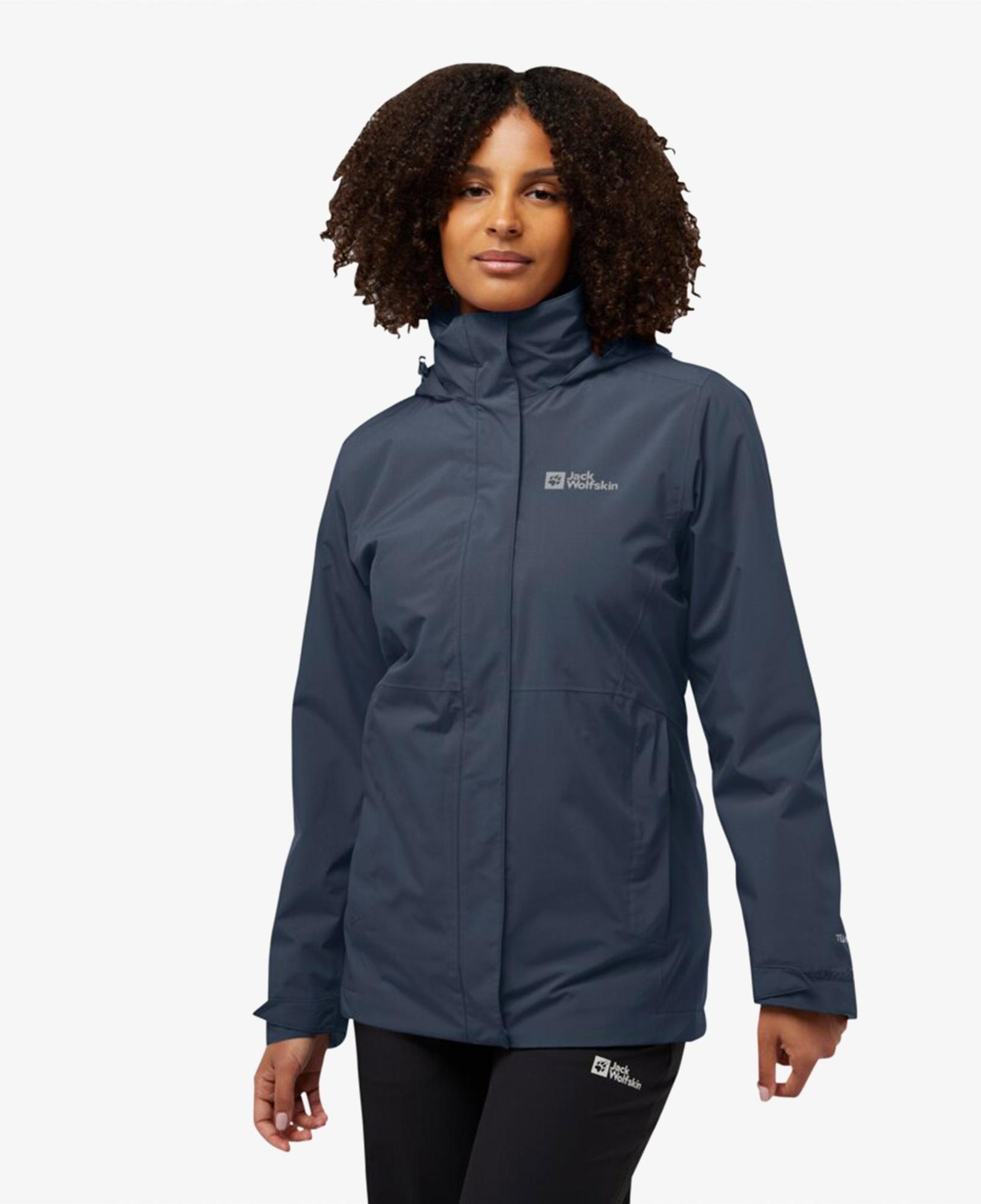 Jack Wolfskin Rotwand 3in3 Kadın Lacivert Ceket
