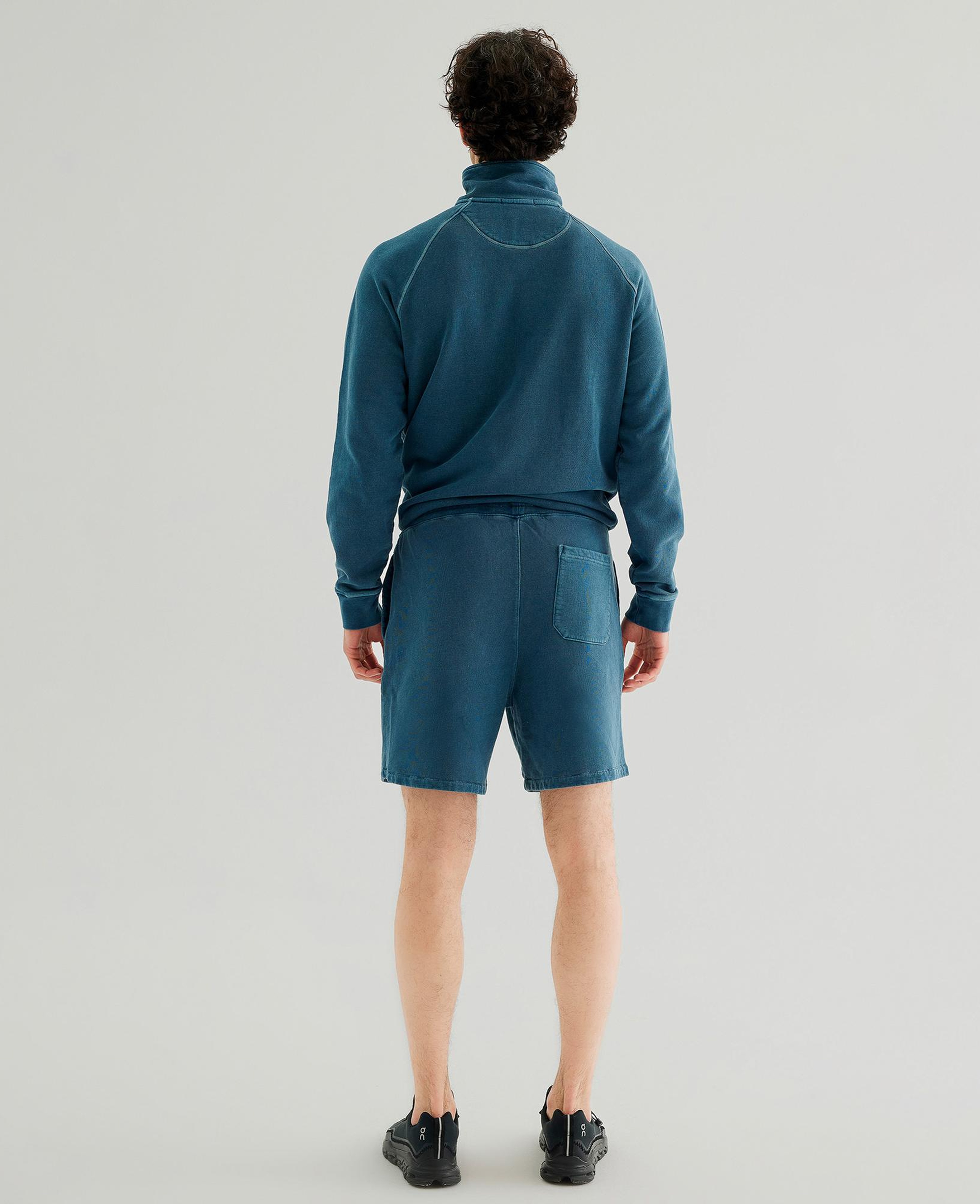 The Stay Line Ren Japon Detaylı Erkek Mavi Şort