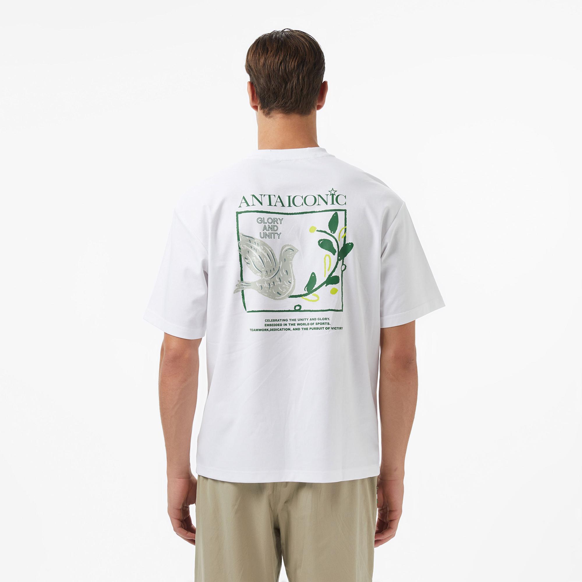 Anta Iconic Erkek Beyaz Tişört