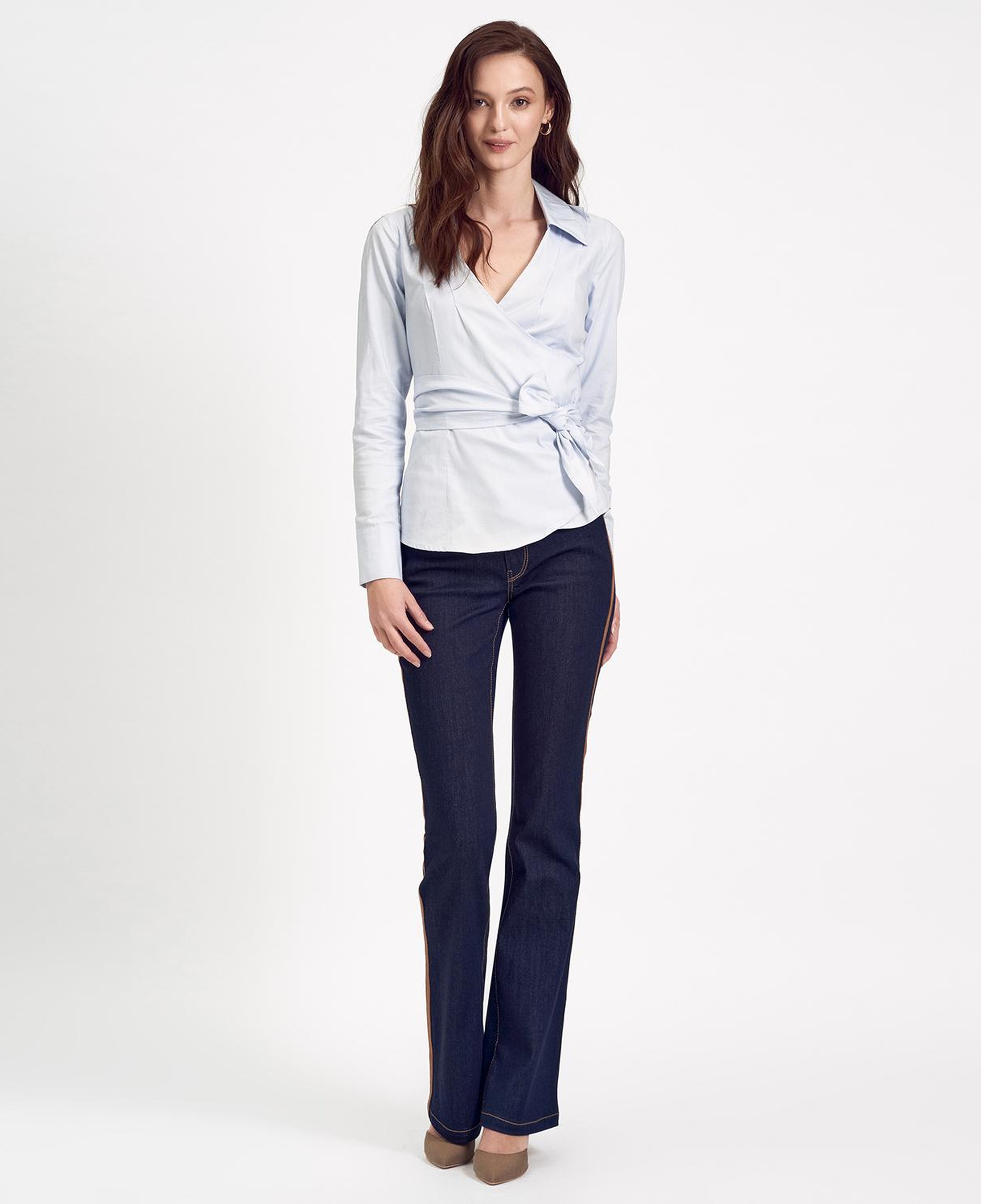 Beyaz Koton Kadın Gömlek