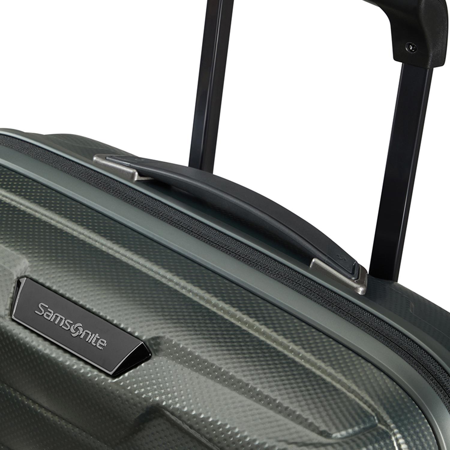 Samsonite Koyu Yeşil Spinner Proxis - Körüklü 4 Tekerlekli 55 cm Kabin Boy Valiz