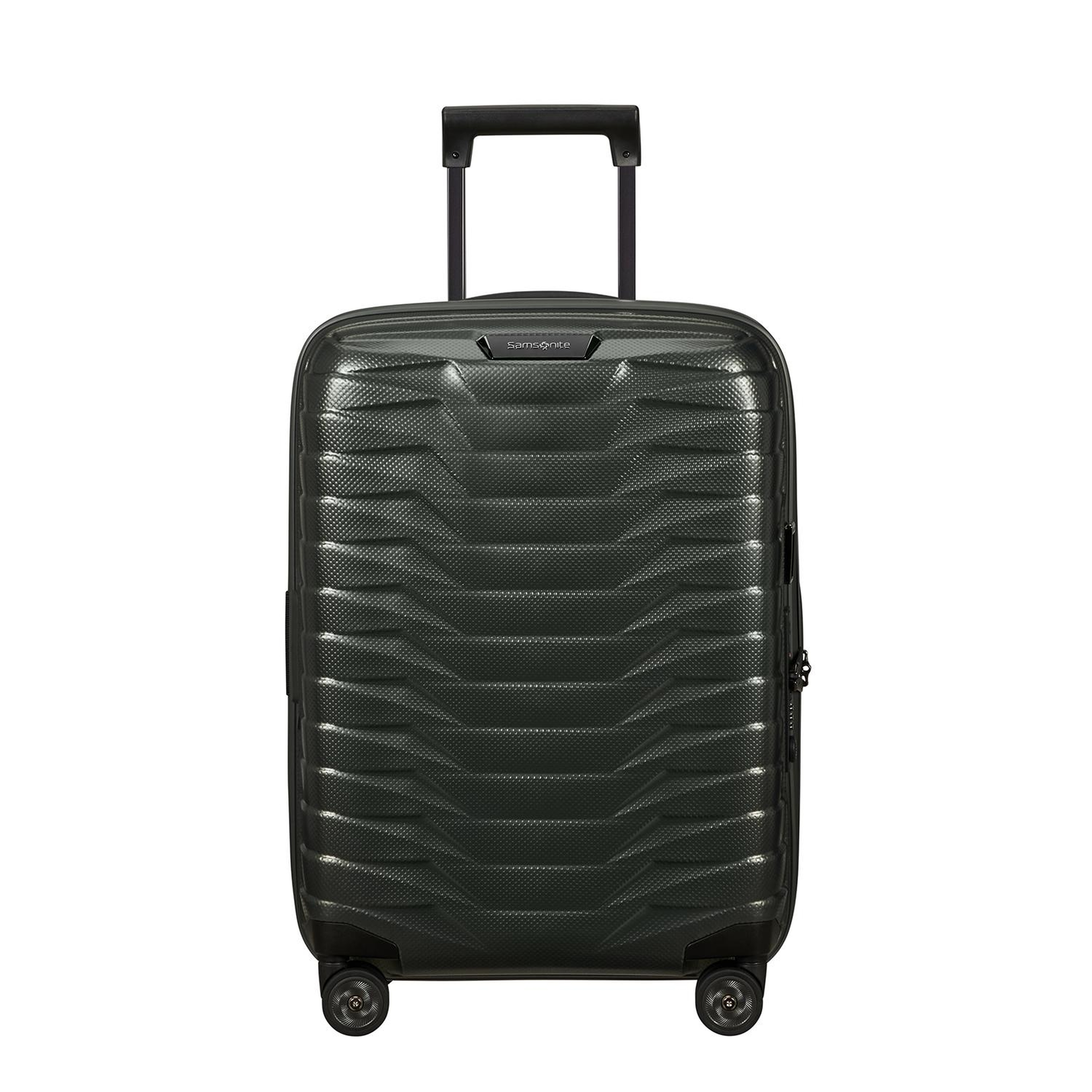 Samsonite Koyu Yeşil Spinner Proxis - Körüklü 4 Tekerlekli 55 cm Kabin Boy Valiz