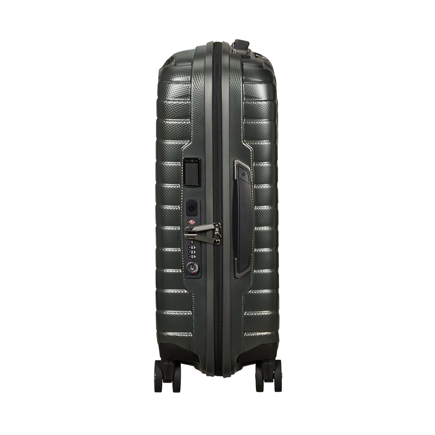 Samsonite Koyu Yeşil Spinner Proxis - Körüklü 4 Tekerlekli 55 cm Kabin Boy Valiz