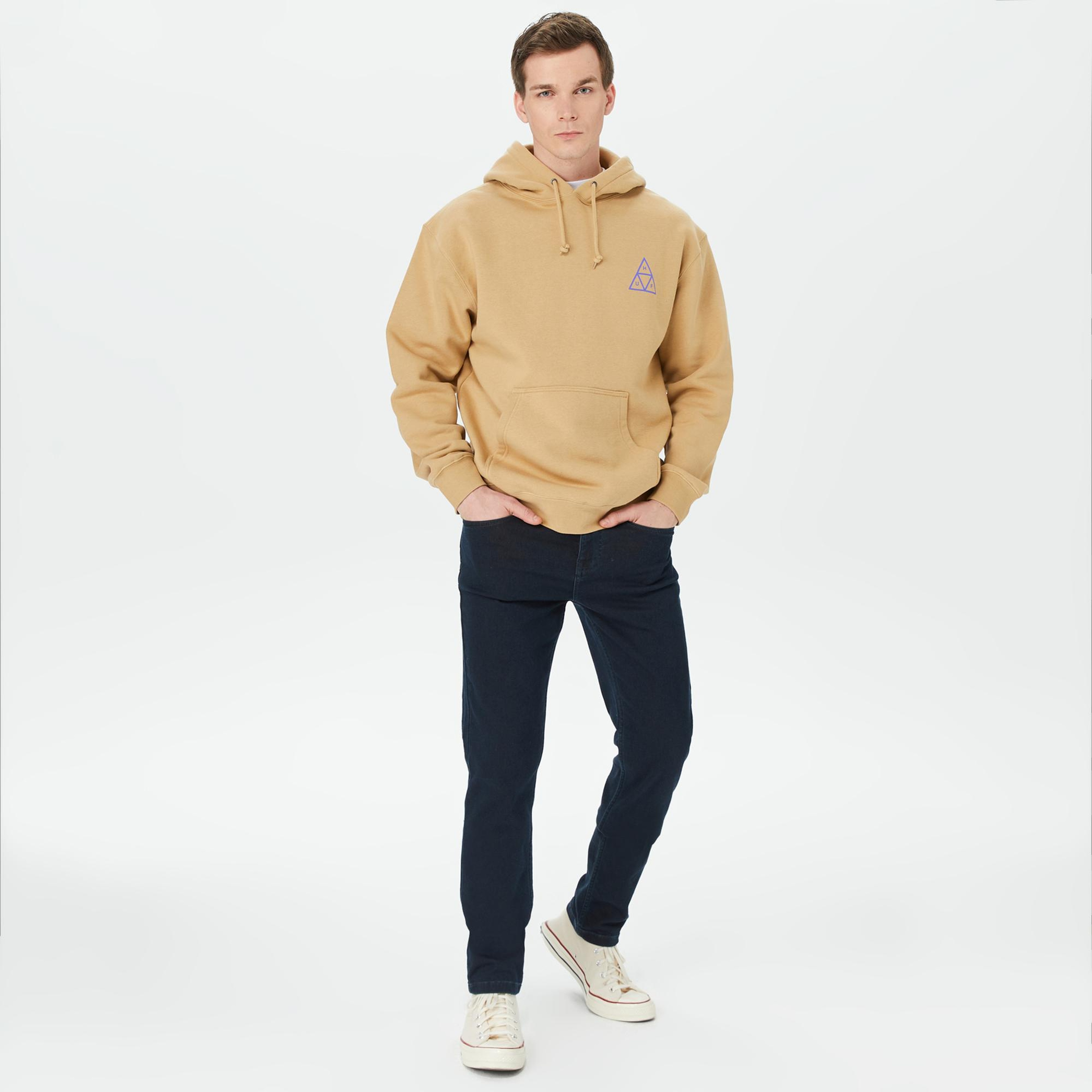 HUF Set Tt Erkek Bej Hoodie
