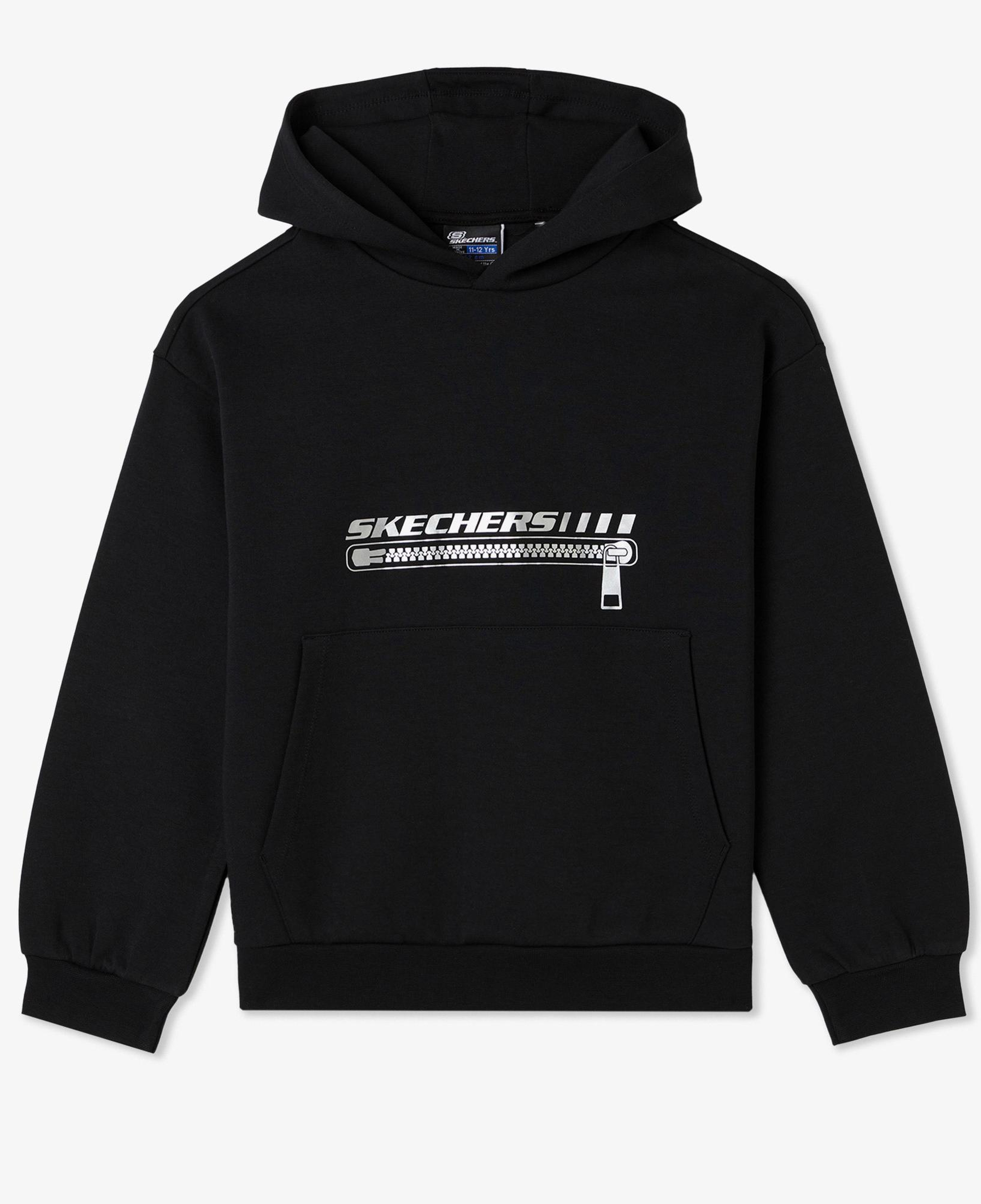 Skechers B 2Xi-Lock Çocuk Siyah Hoodie