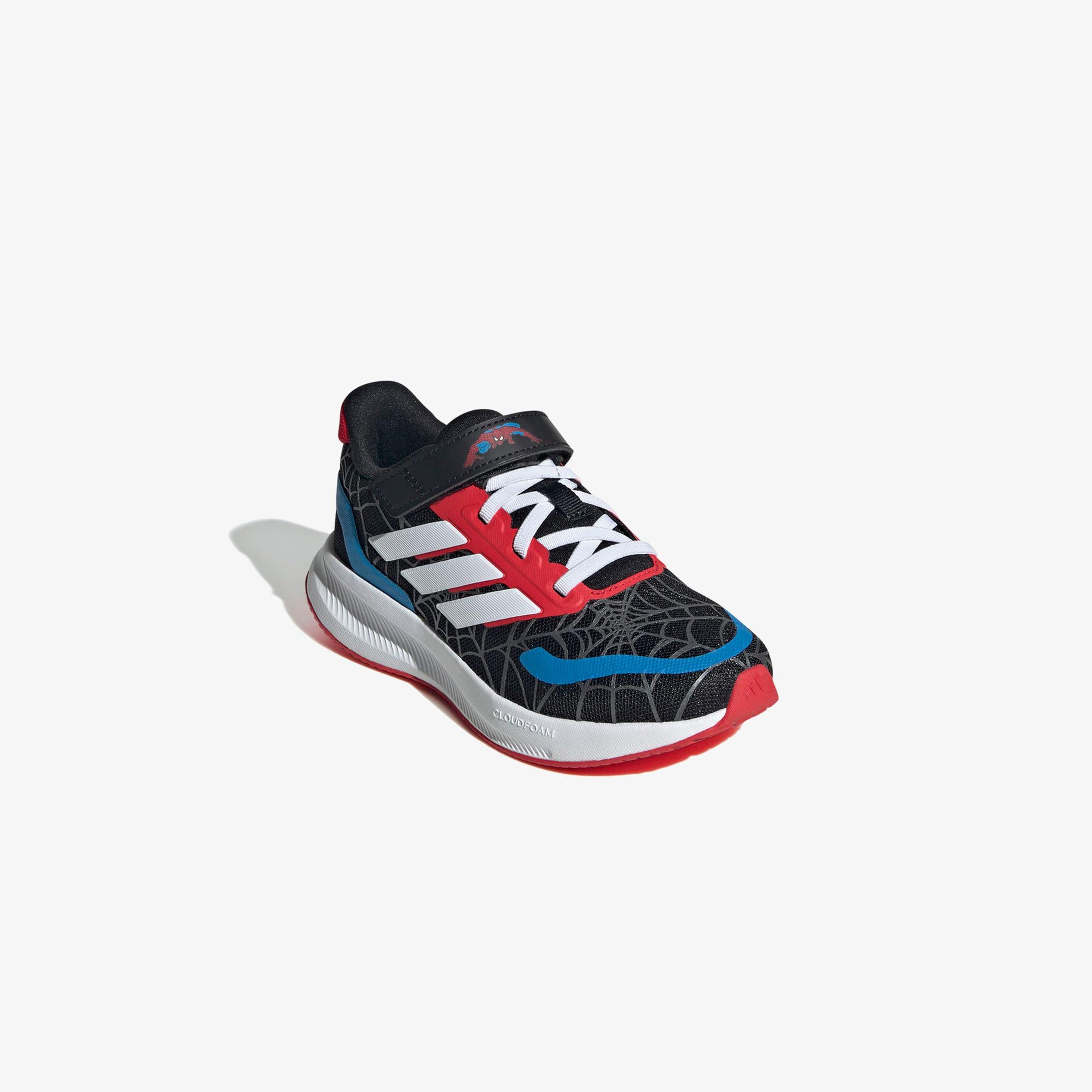 adidas Runfalcon Spider-Man El Çocuk Siyah Spor Ayakkabı
