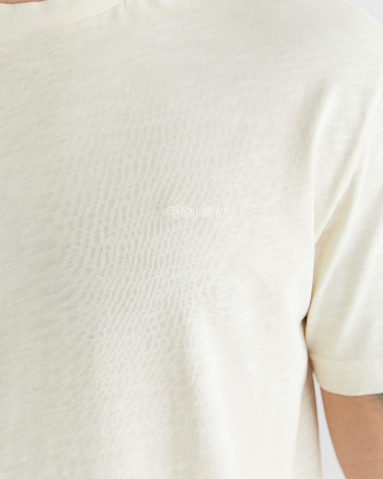 GANT Erkek Bej Baskılı Kısa Kollu T-Shirt