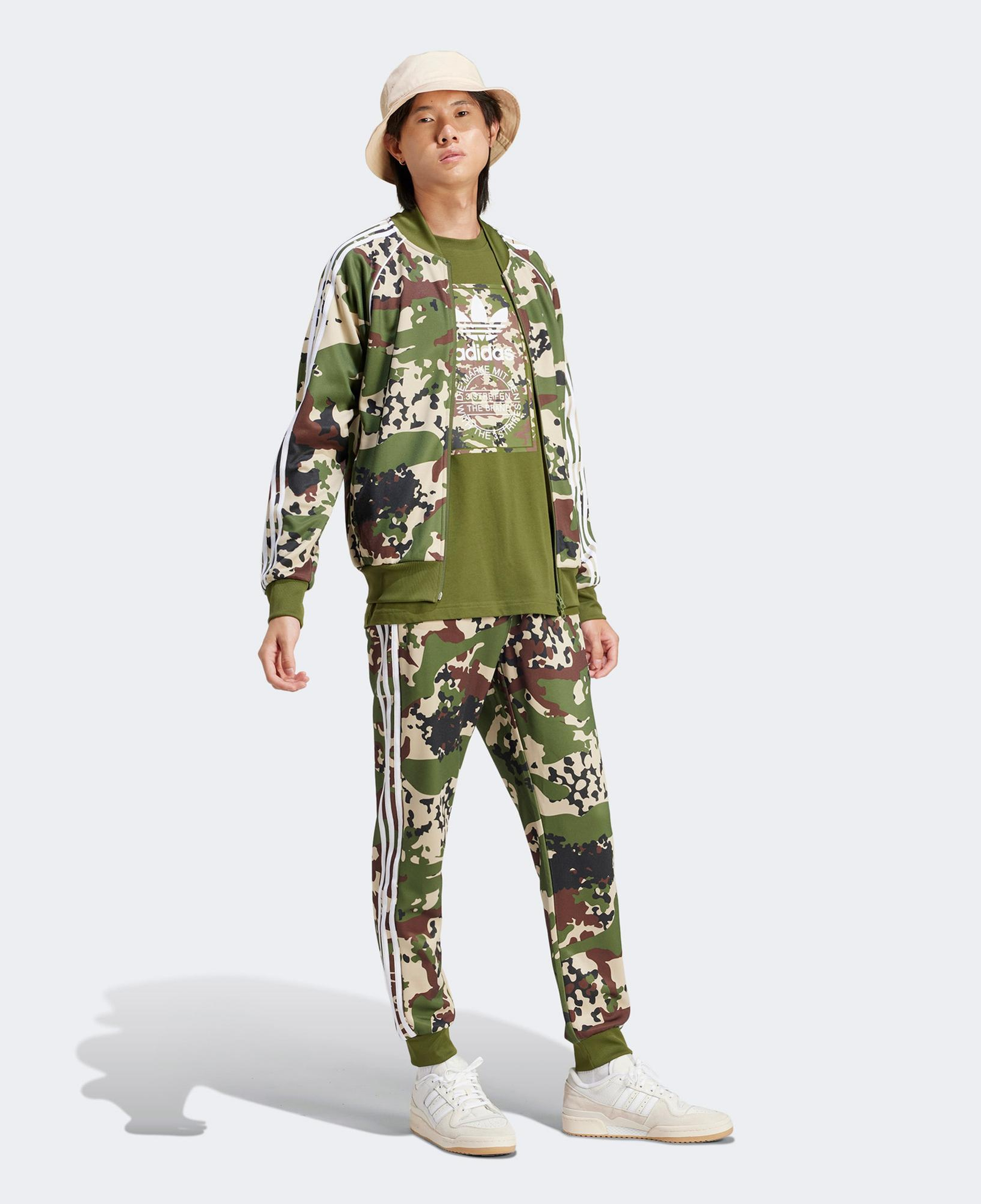 adidas Originals Camo Tongue Erkek Yeşil T-Shirt