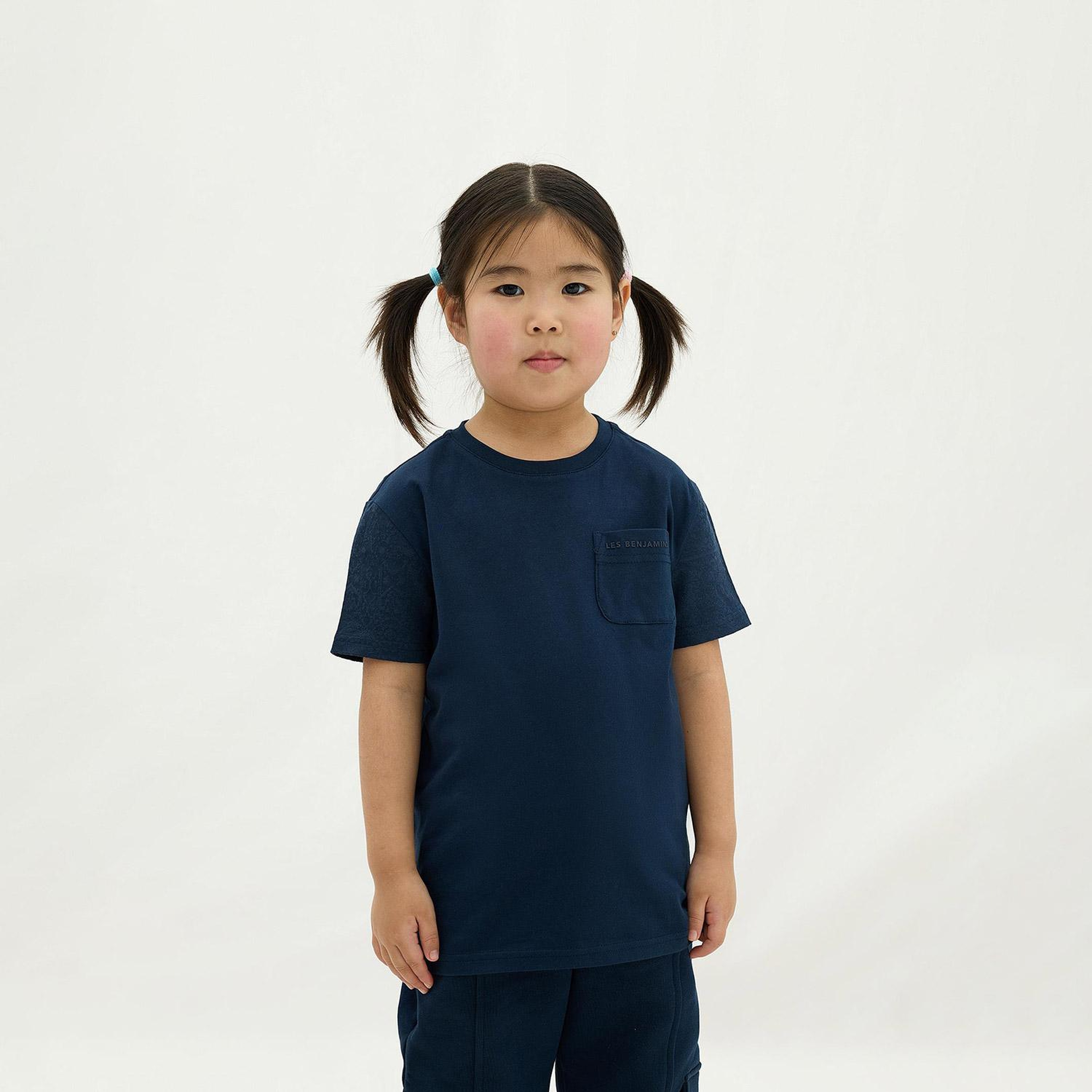 Les Benjamins 402 Çocuk Lacivert T-Shirt