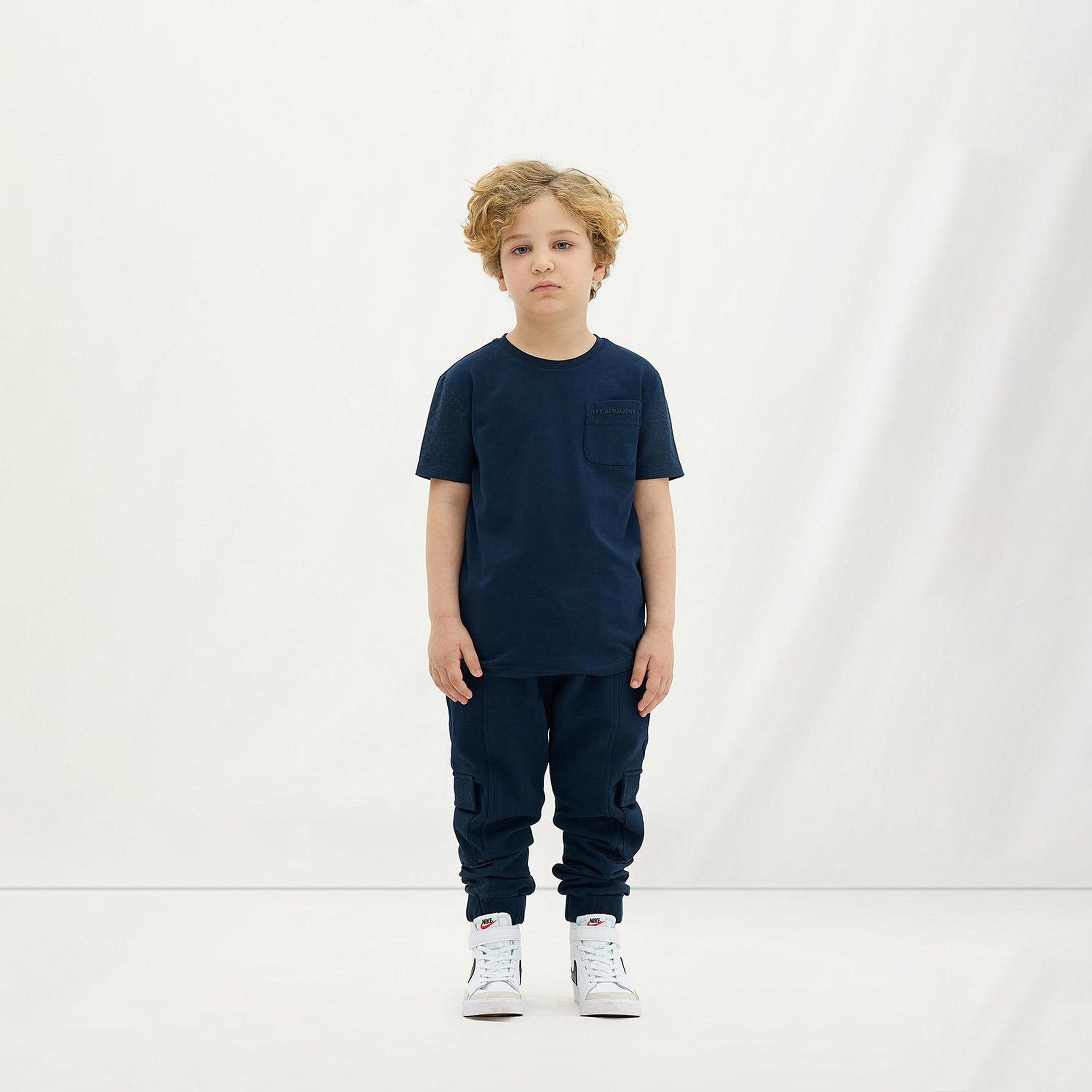 Les Benjamins 402 Çocuk Lacivert T-Shirt