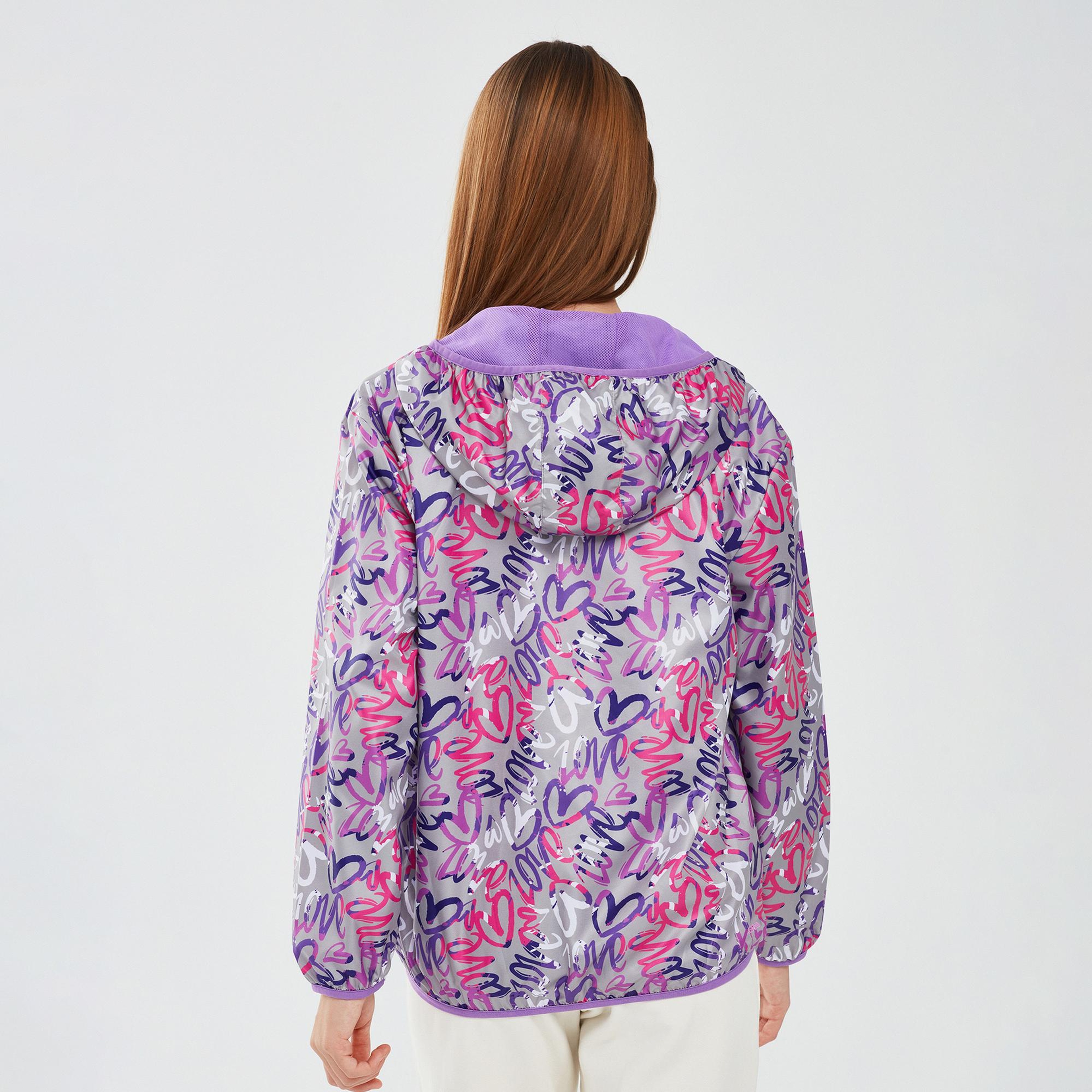 Skechers Micro Collection Full Zip Çocuk Mor Ceket