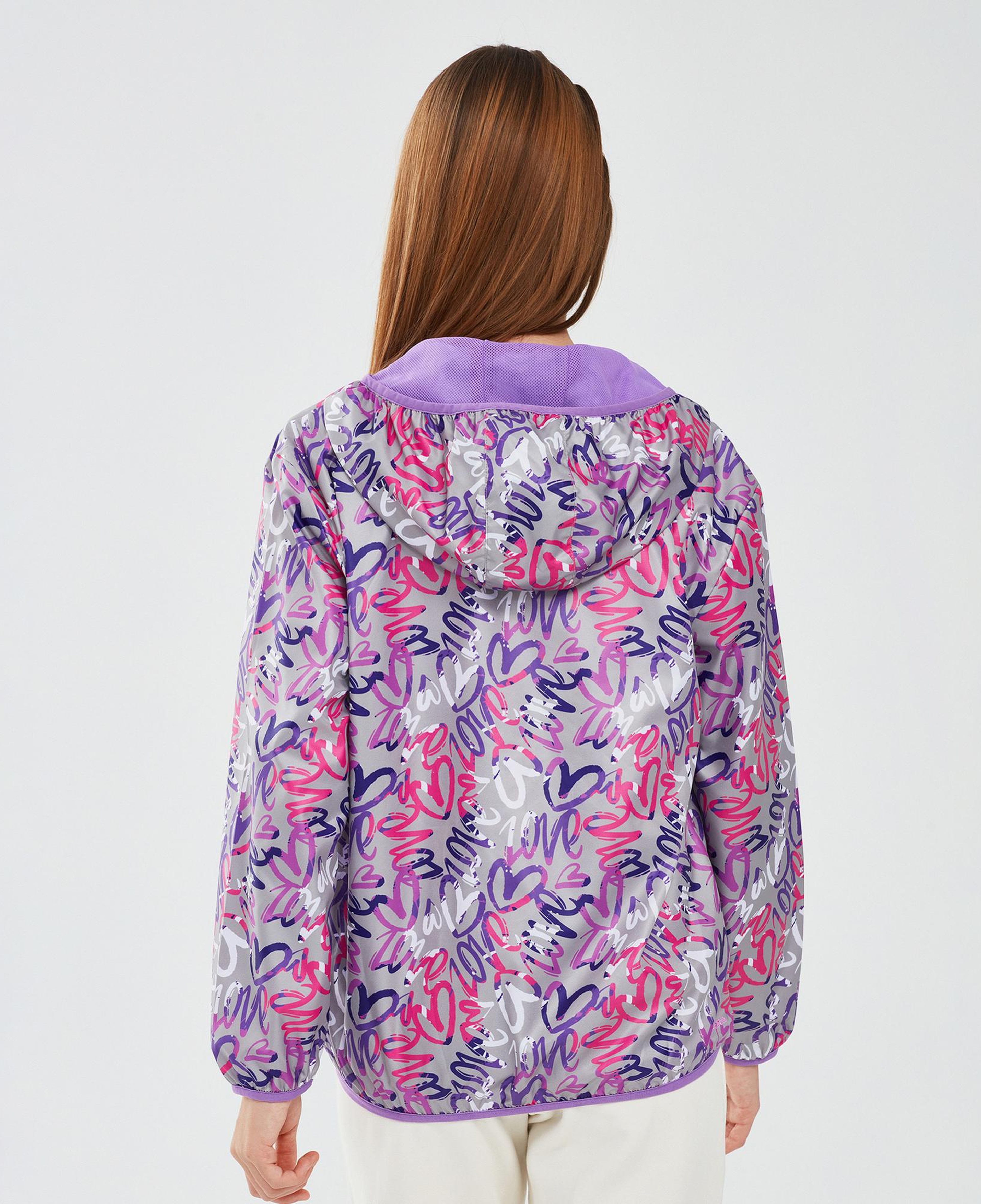 Skechers Micro Collection Full Zip Çocuk Mor Ceket