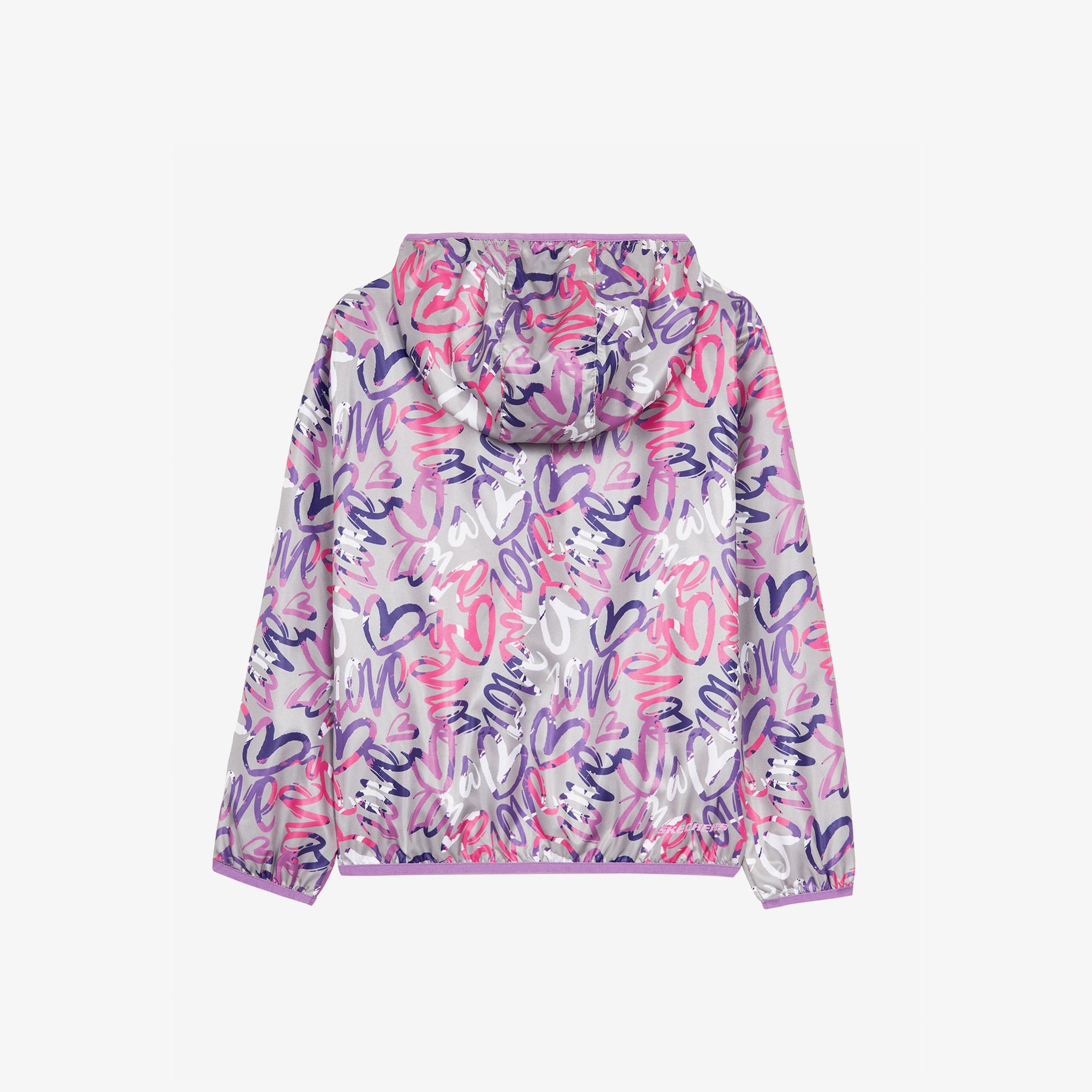 Skechers Micro Collection Full Zip Çocuk Mor Ceket