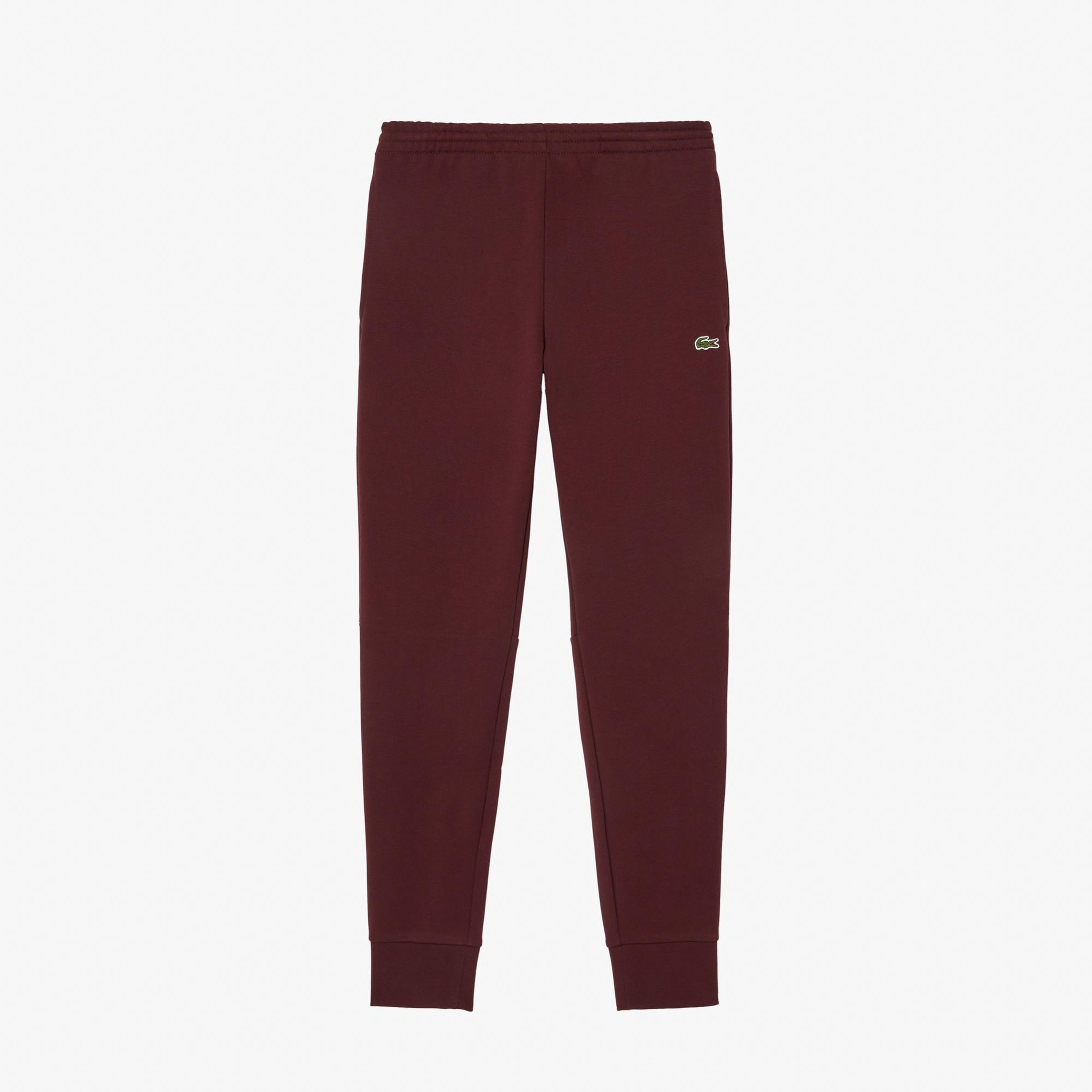 Lacoste Slim Fit Erkek Bordo Eşofman Altı
