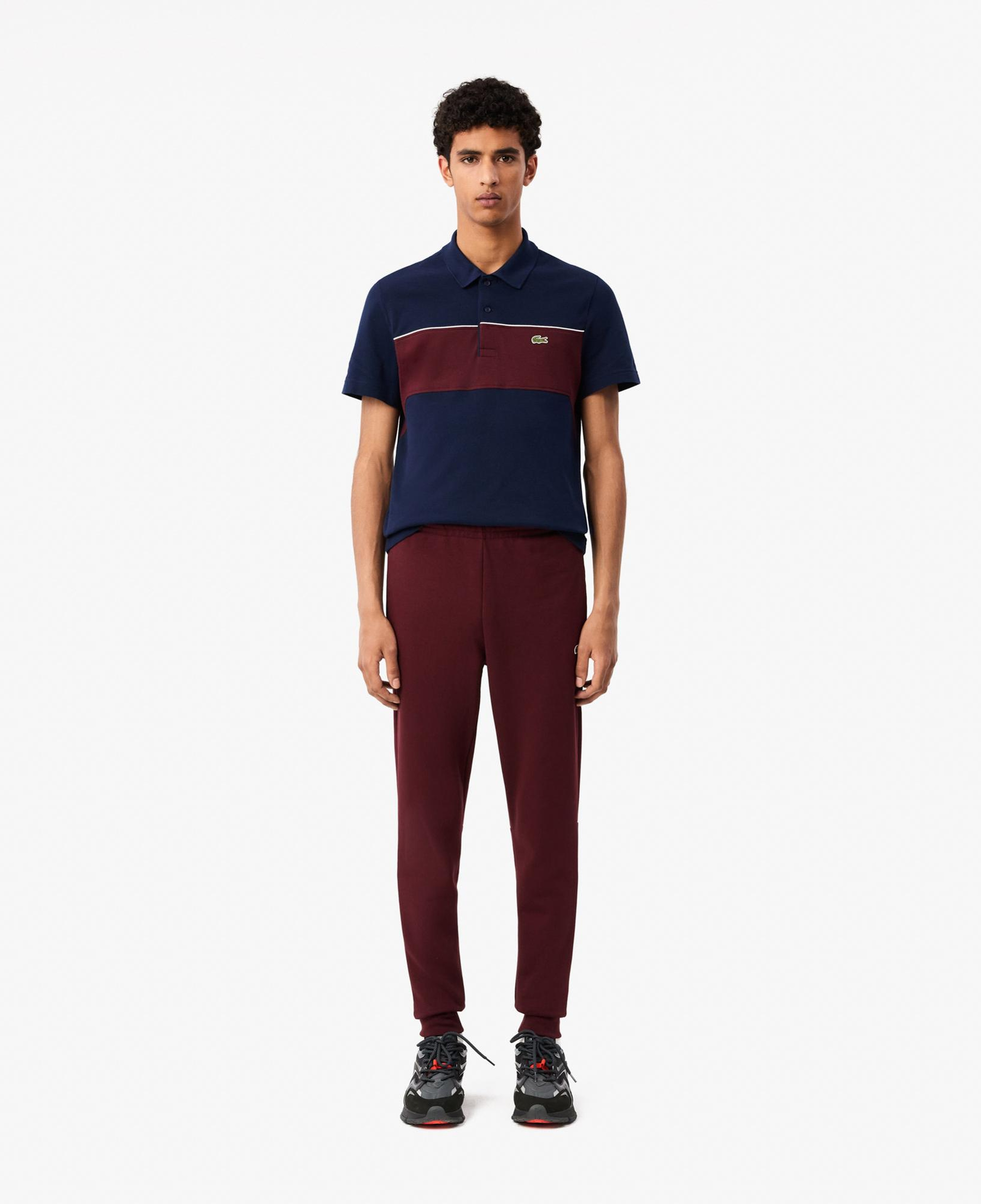 Lacoste Slim Fit Erkek Bordo Eşofman Altı