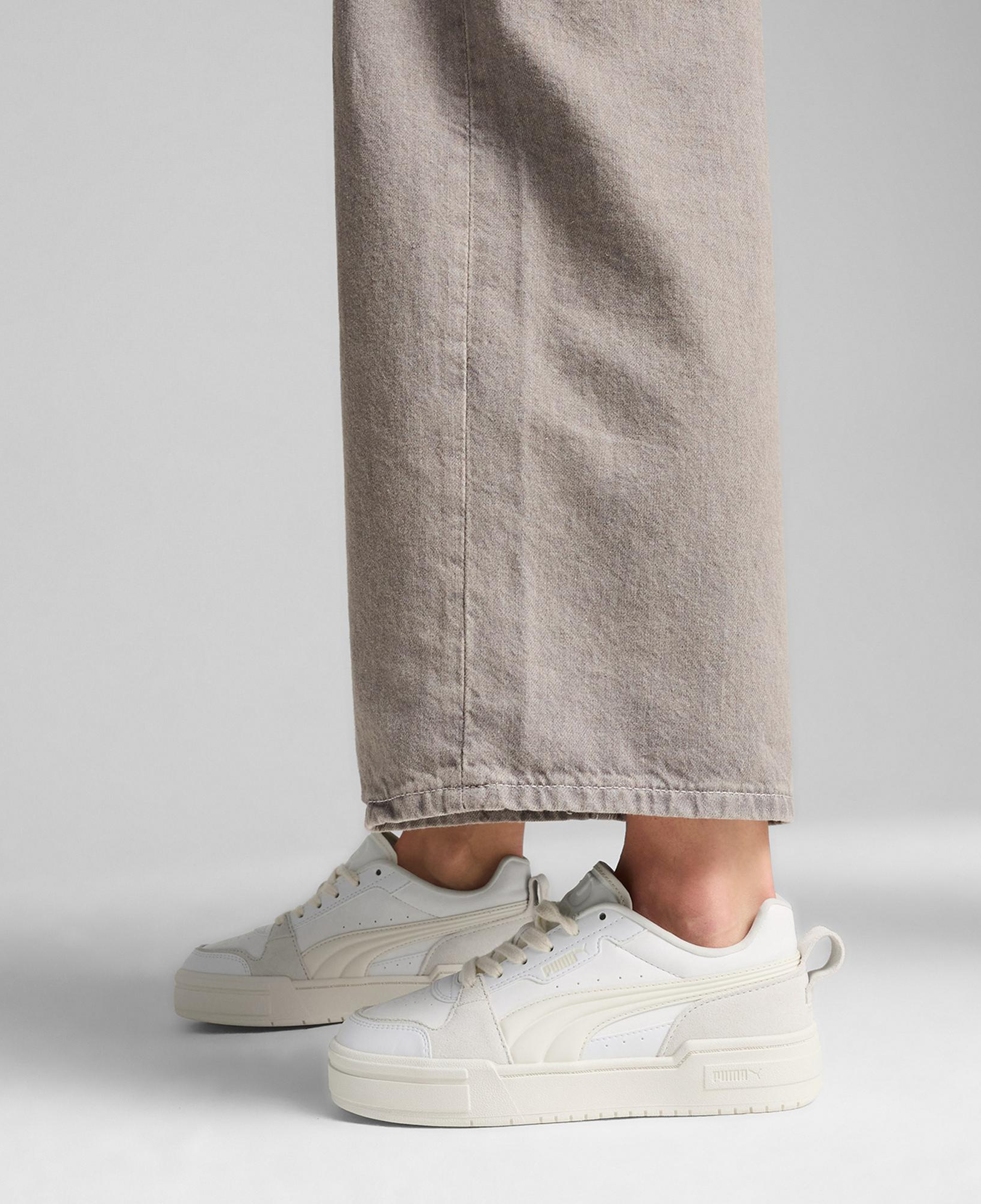 PUMA CA Pro Lux III Winter Volume Kadın Krem Spor Ayakkabı